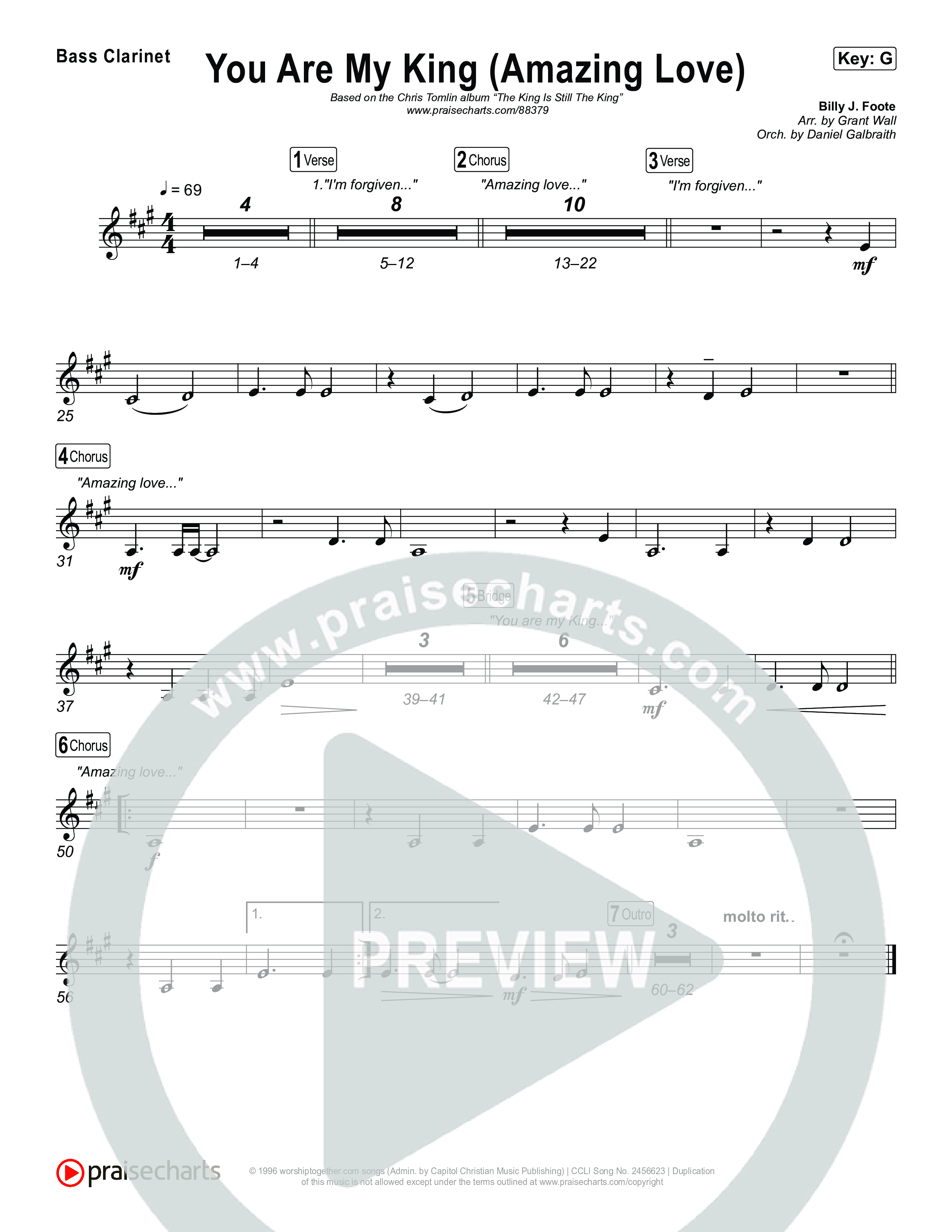 You Are My King (Amazing Love) Clarinet 1,2 (Chris Tomlin)