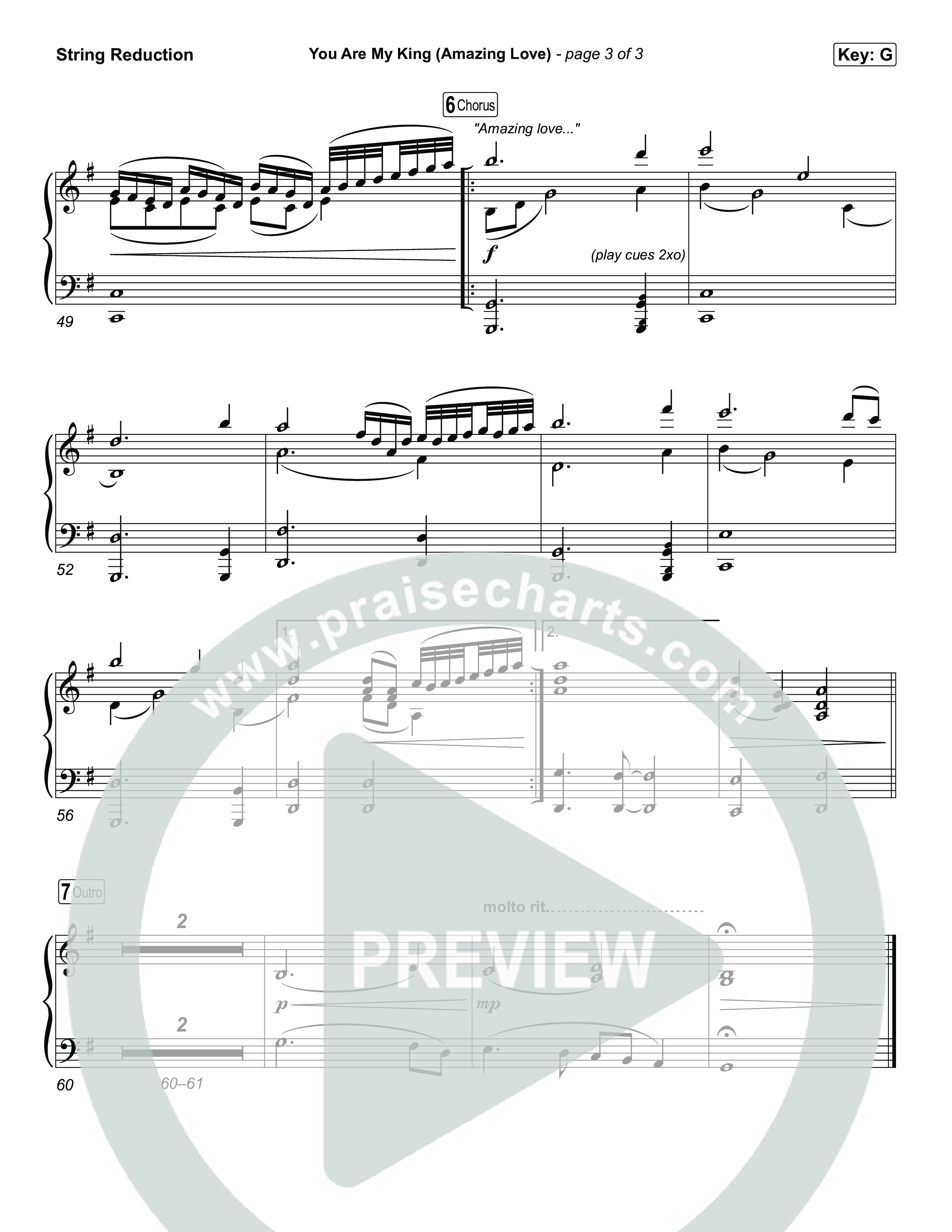 You Are My King (Amazing Love) String Reduction (Chris Tomlin)