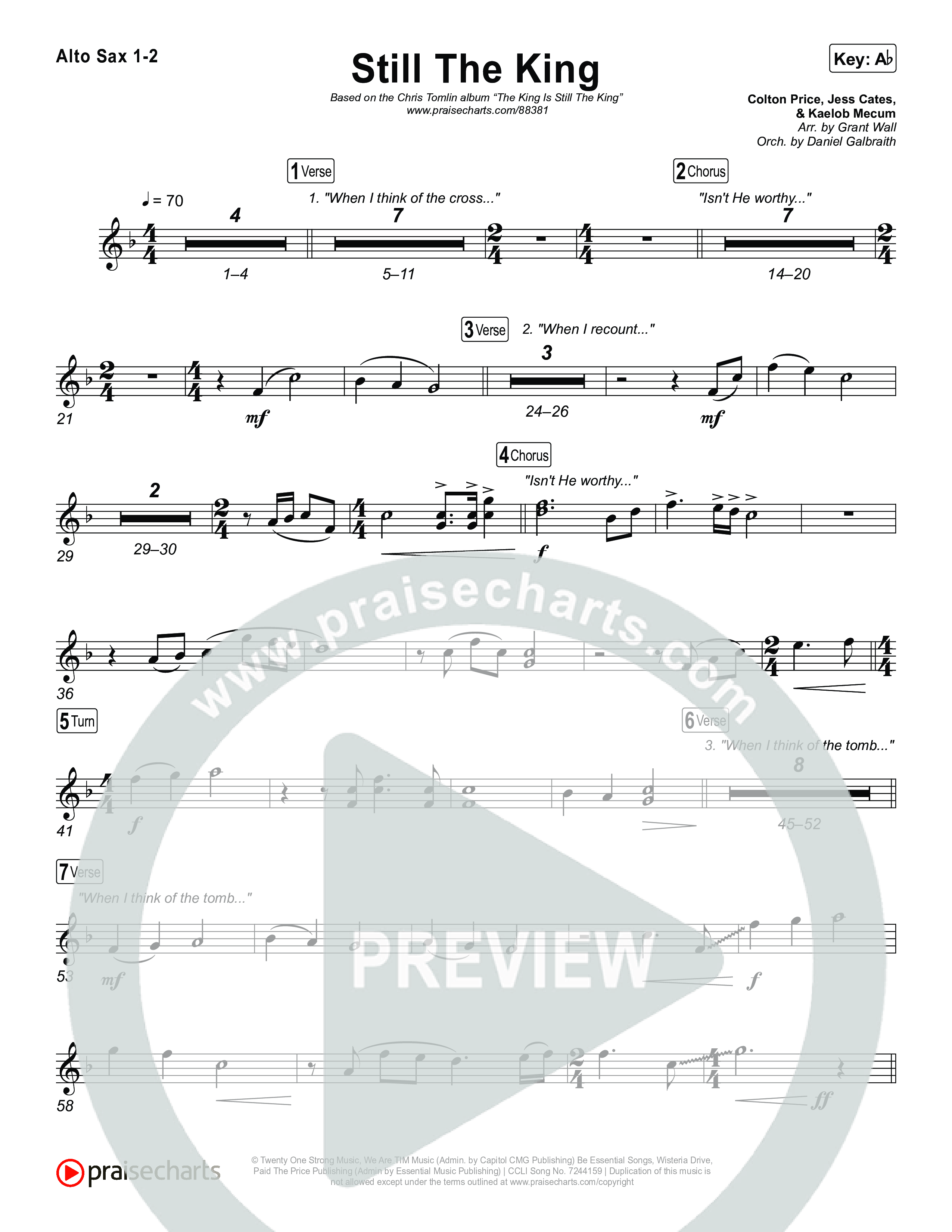 Still The King Sax Pack (Chris Tomlin)