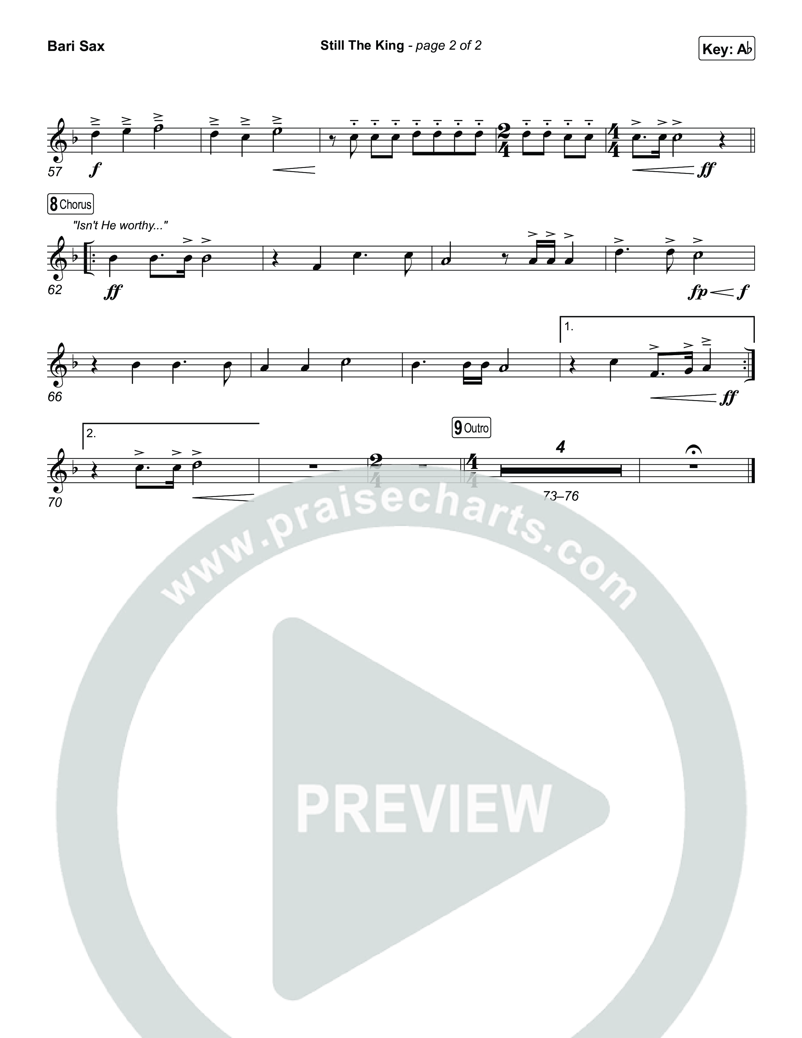 Still The King Bari Sax (Chris Tomlin)