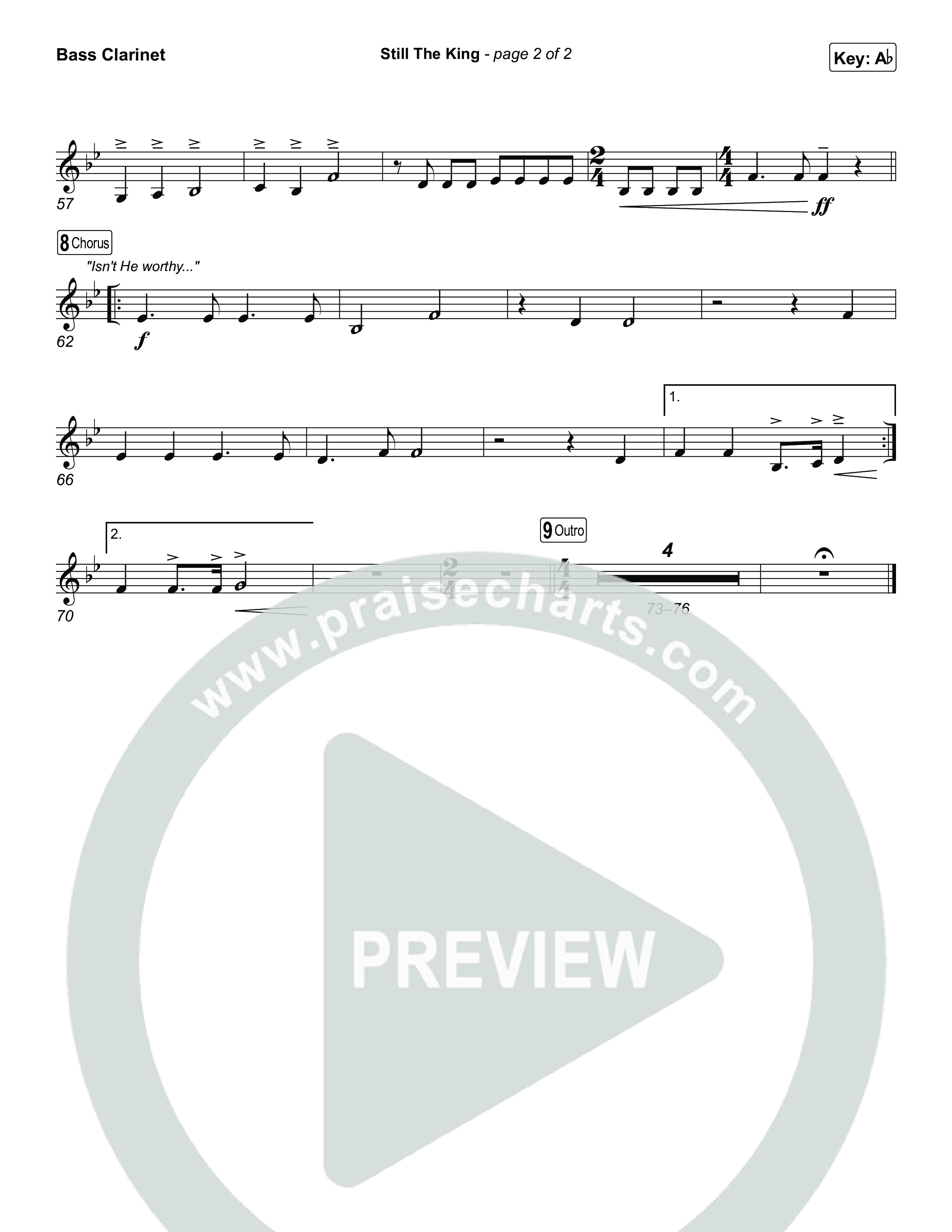 Still The King Bass Clarinet (Chris Tomlin)