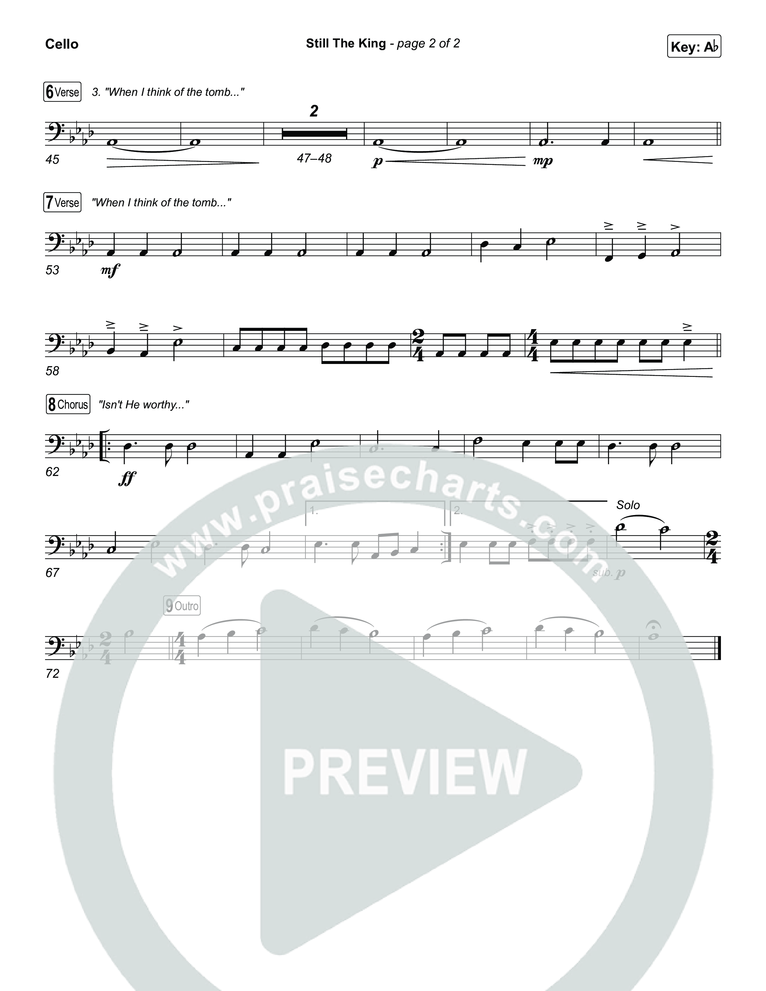 Still The King Cello (Chris Tomlin)