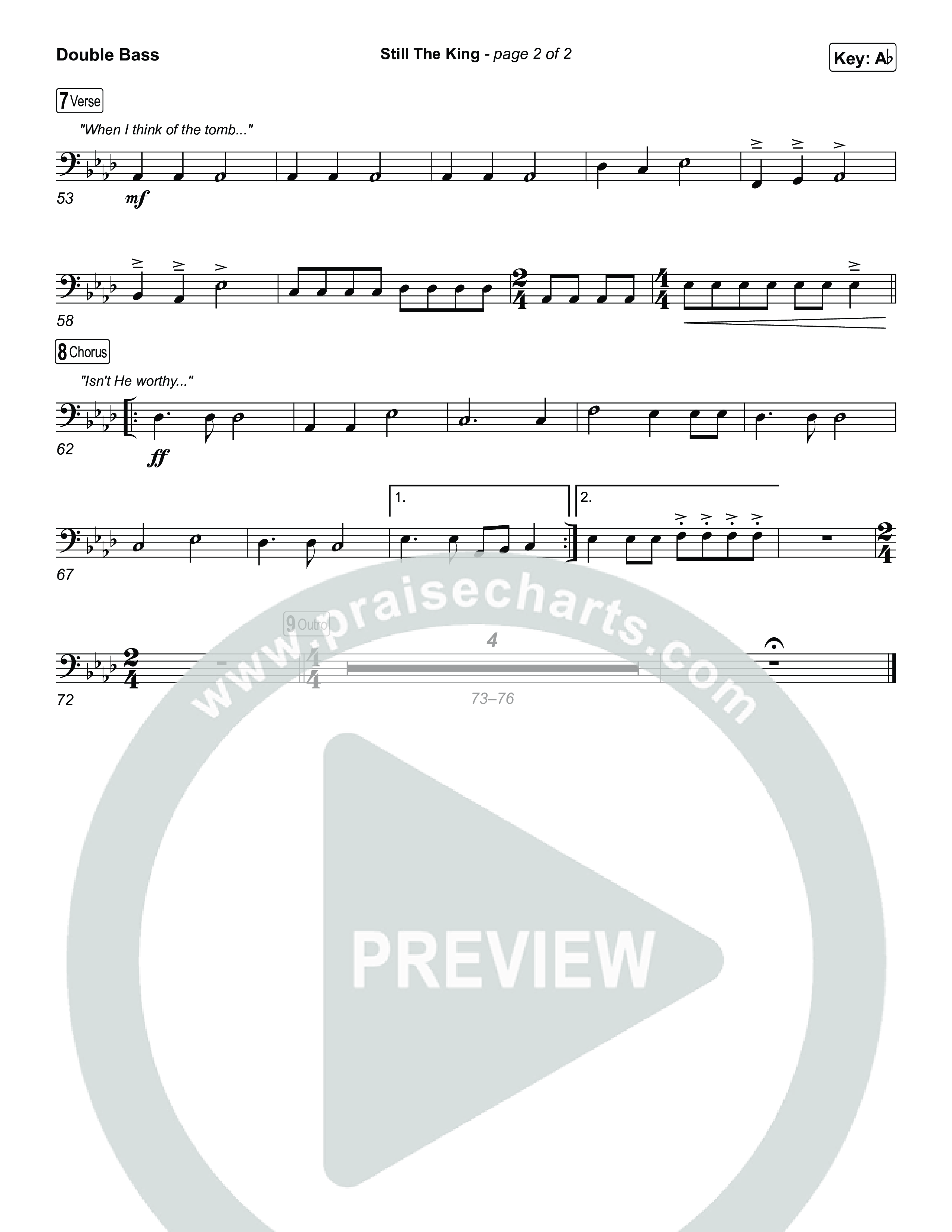 Still The King String Bass (Chris Tomlin)