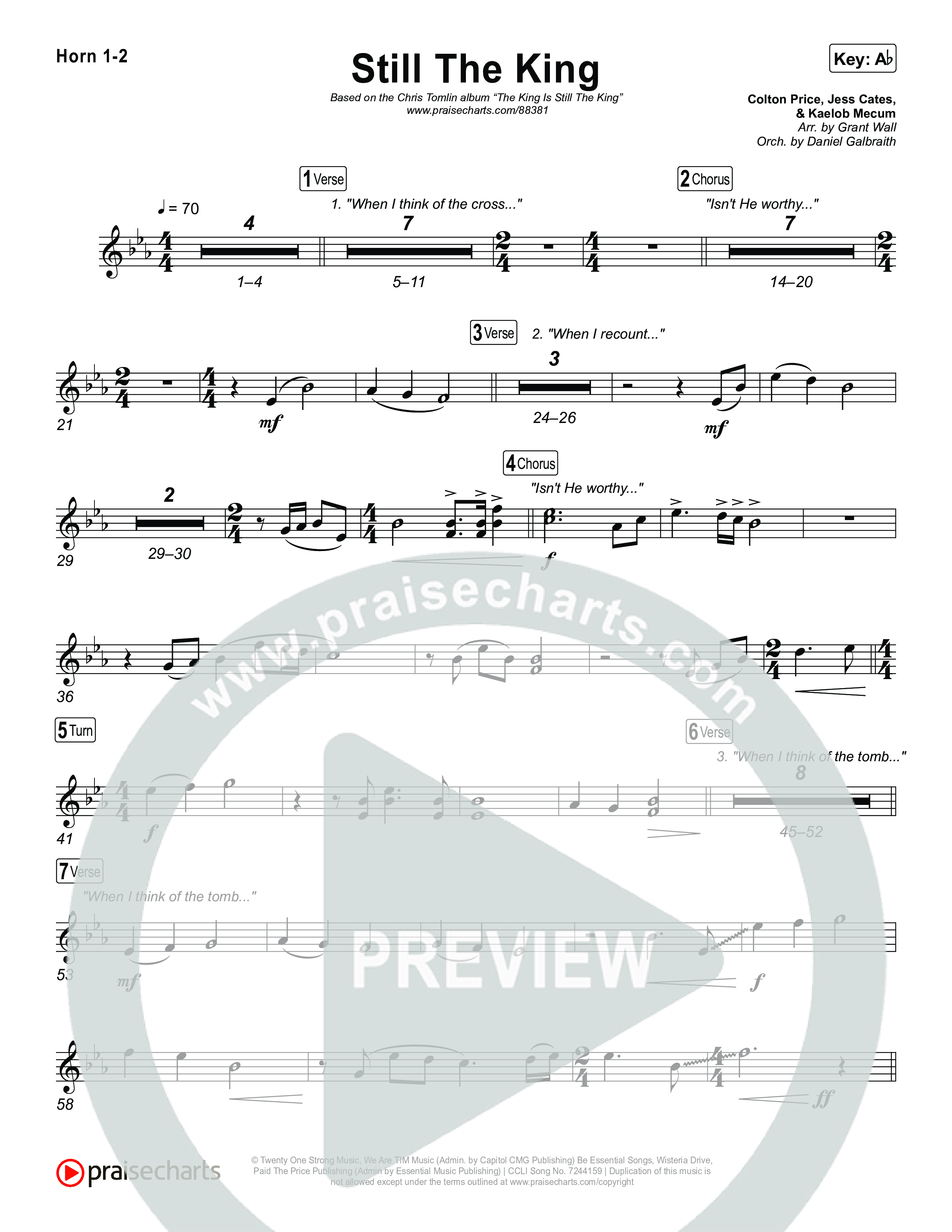 Still The King Brass Pack (Chris Tomlin)