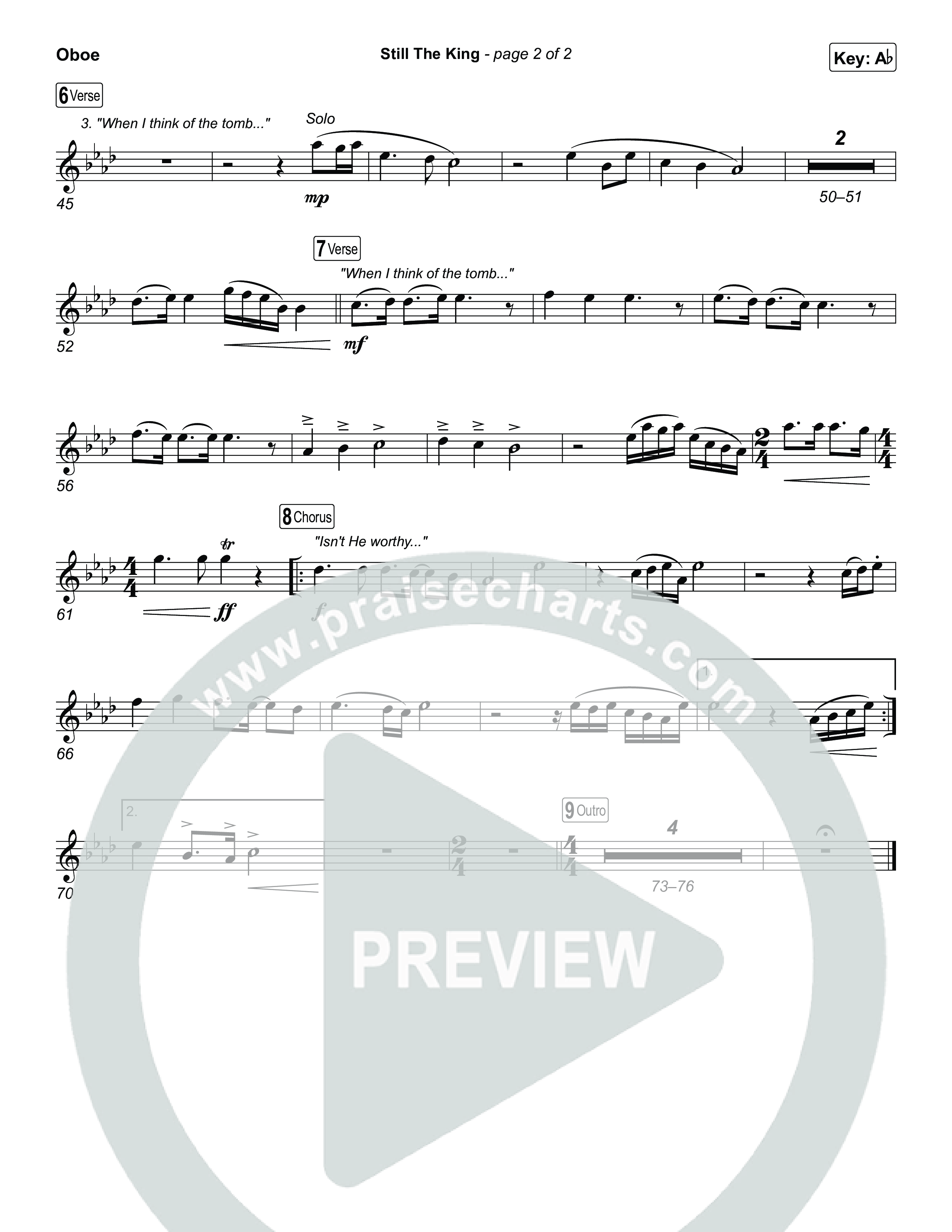 Still The King Oboe (Chris Tomlin)