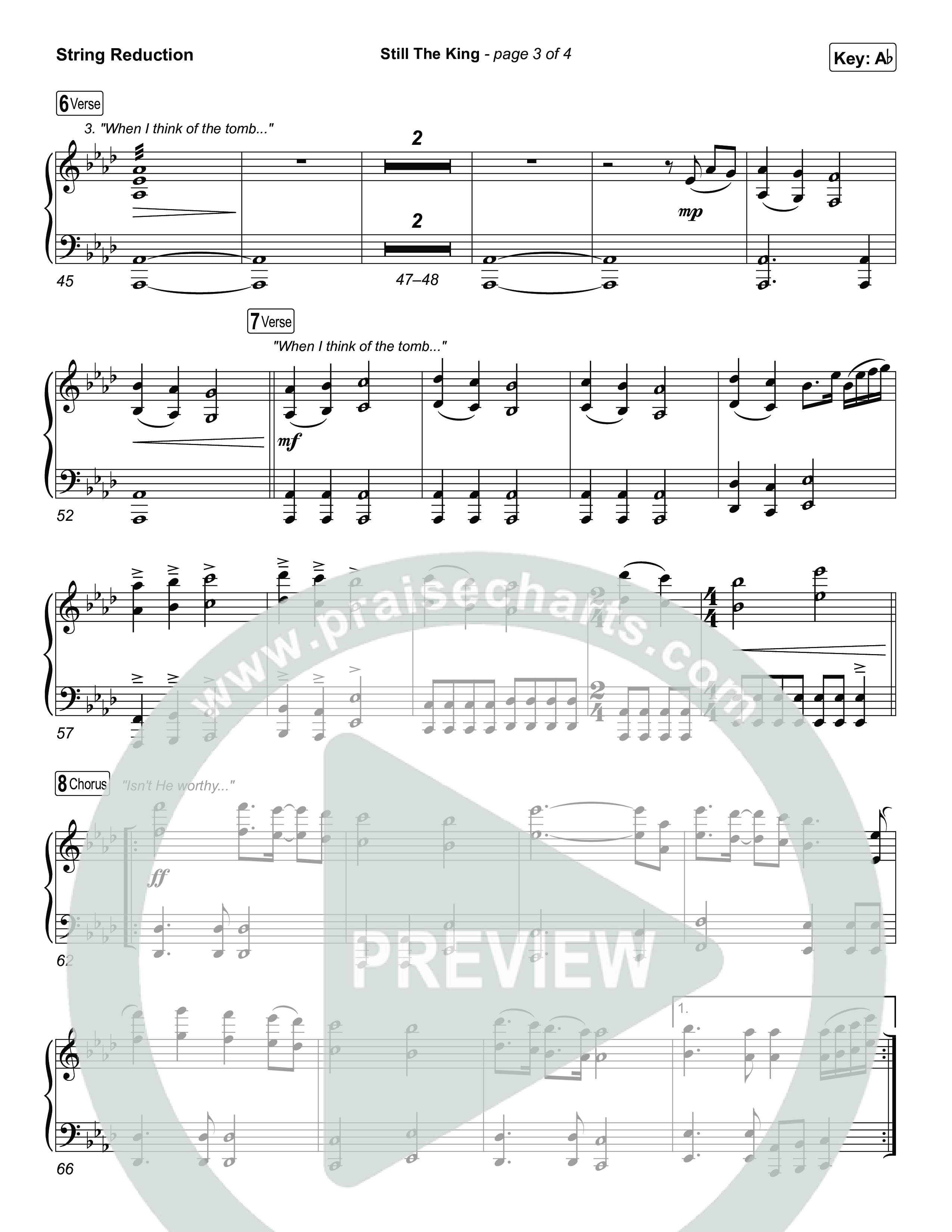 Still The King String Reduction (Chris Tomlin)