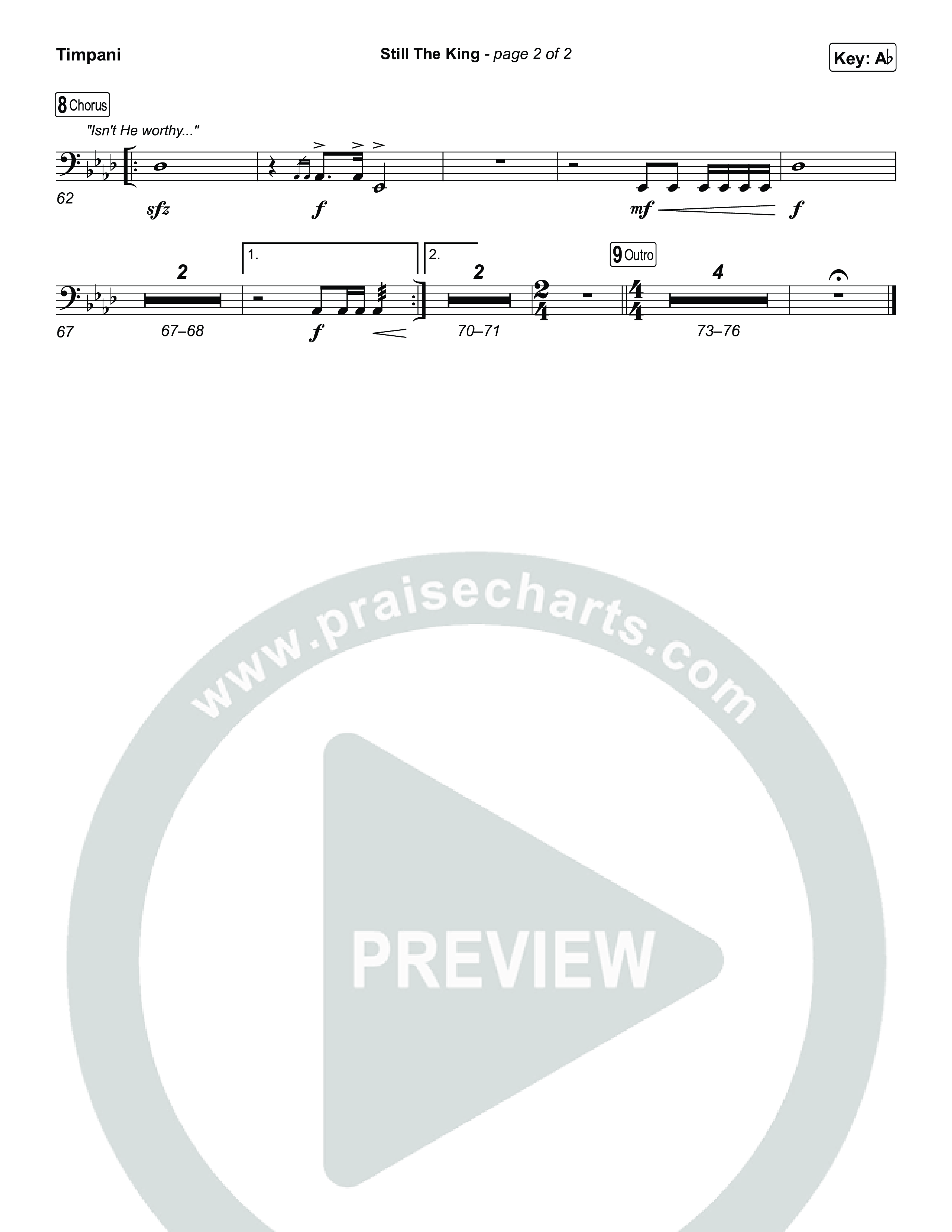 Still The King Timpani (Chris Tomlin)