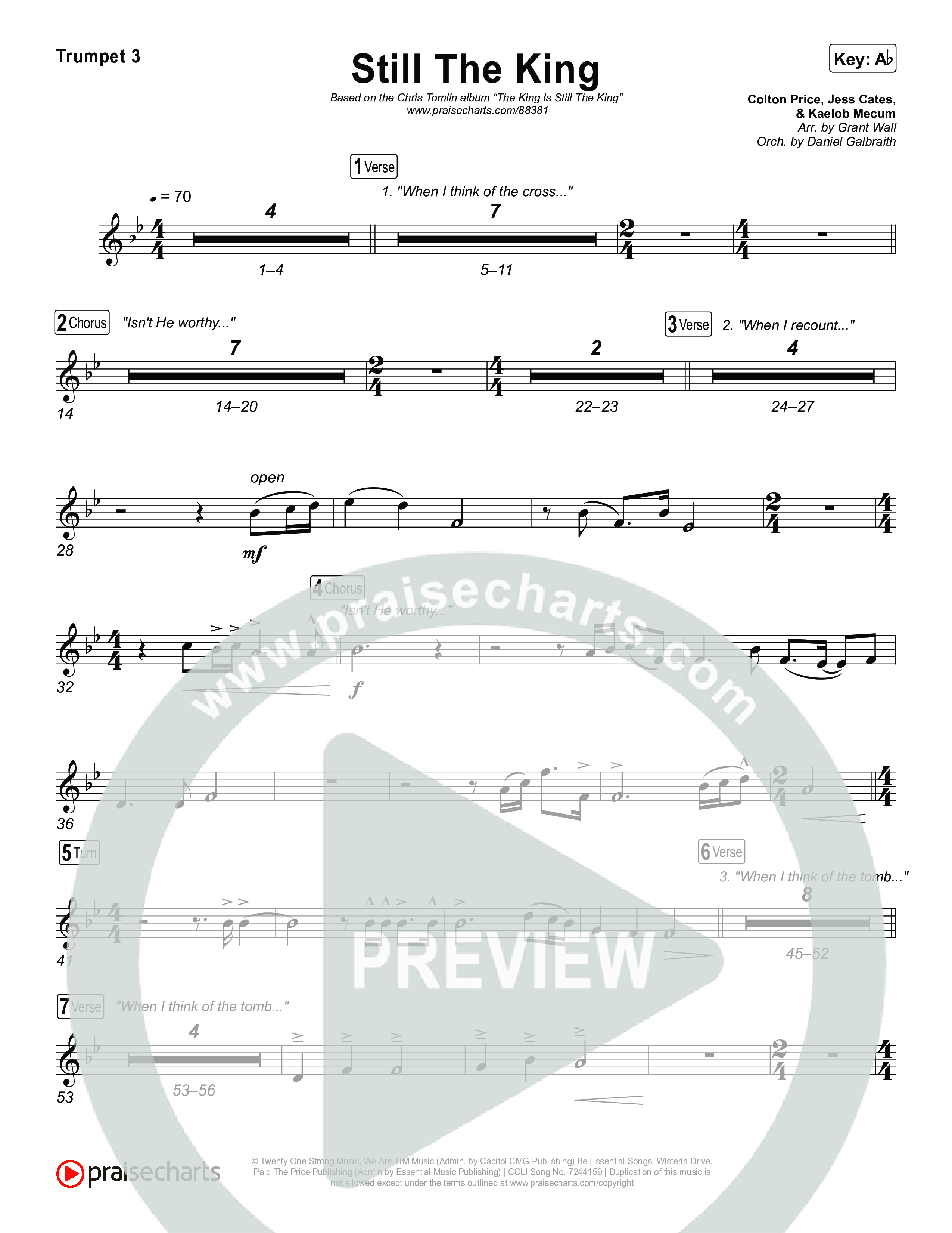 Still The King Trumpet 3 (Chris Tomlin)