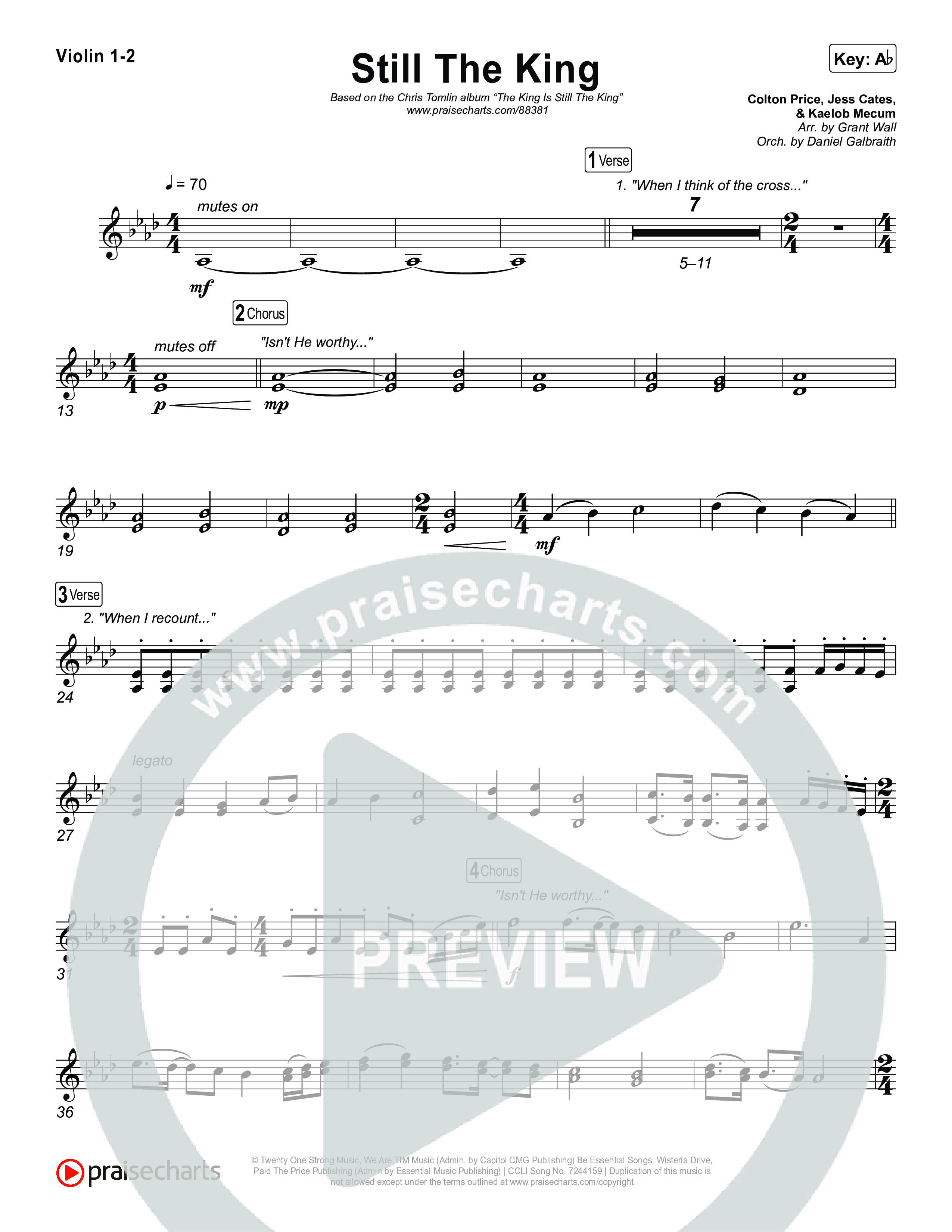 Still The King String Pack (Chris Tomlin)