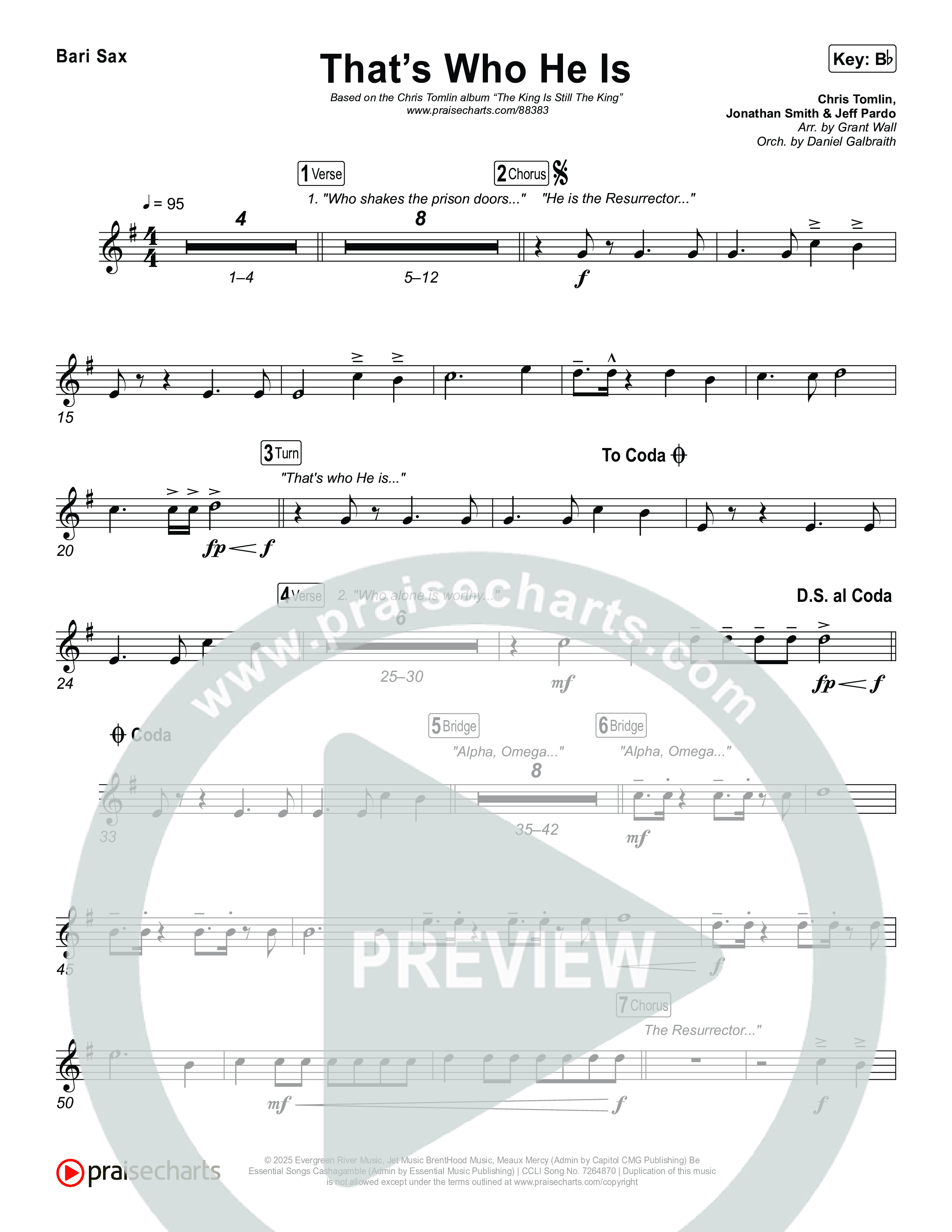 That's Who He Is Bari Sax (Chris Tomlin)