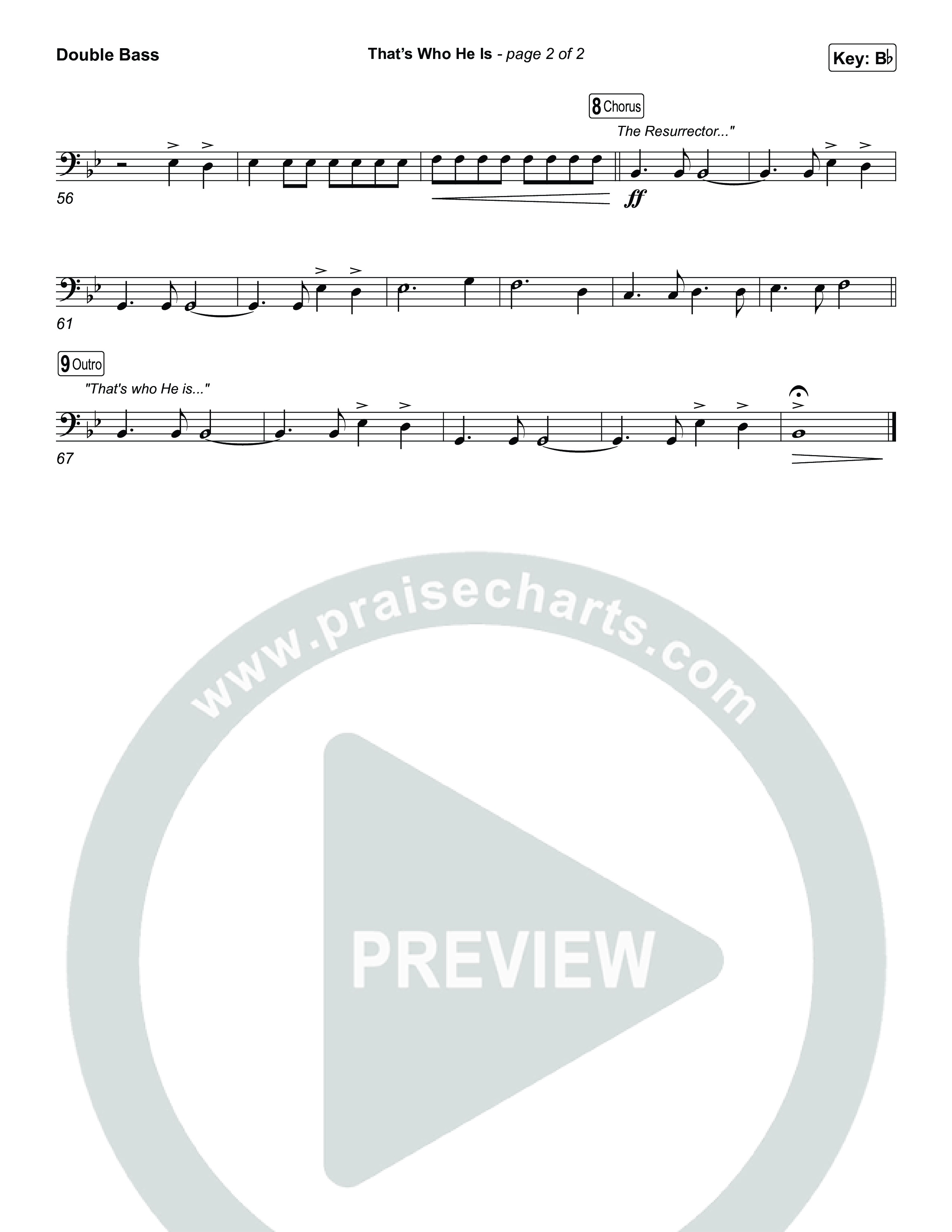 That's Who He Is String Bass (Chris Tomlin)