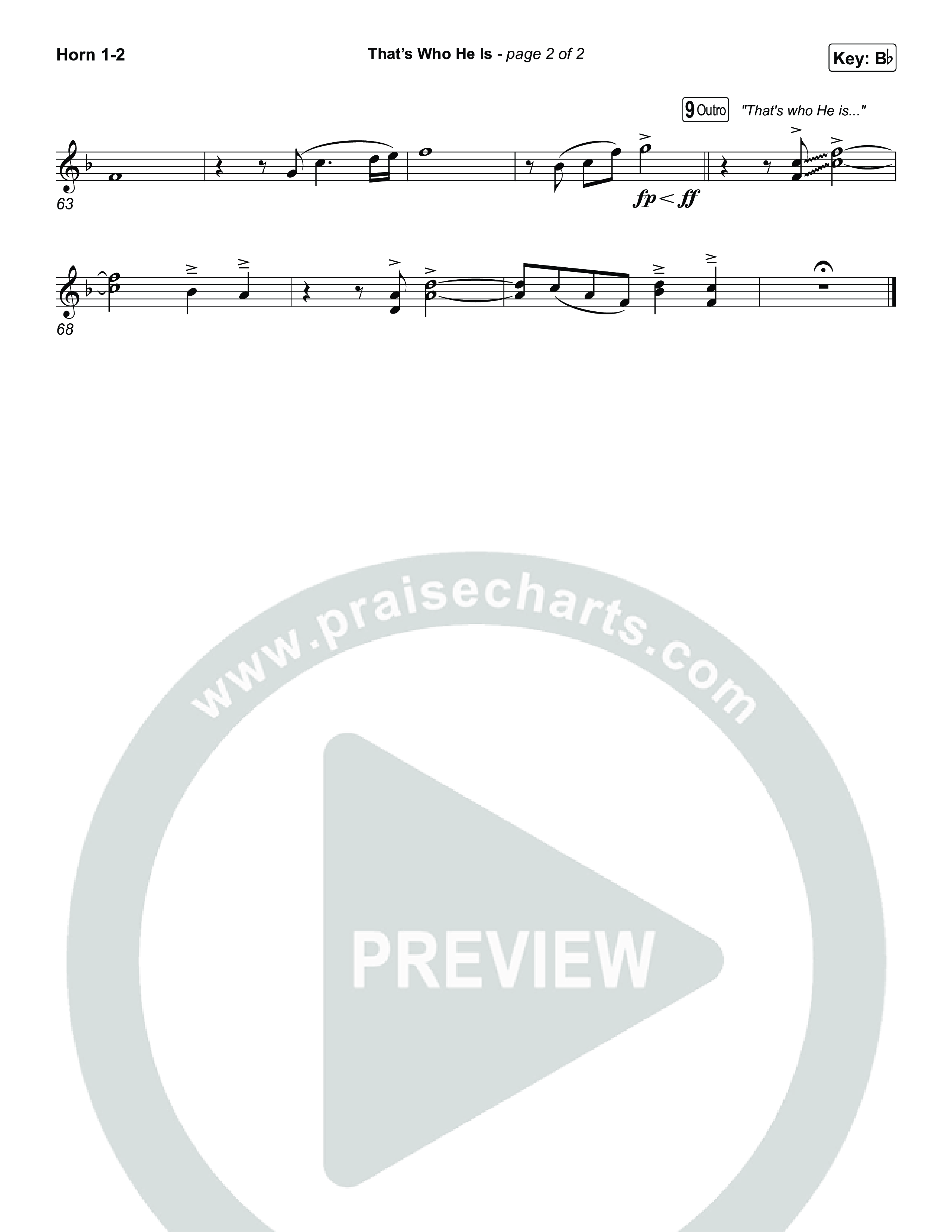 That's Who He Is Brass Pack (Chris Tomlin)