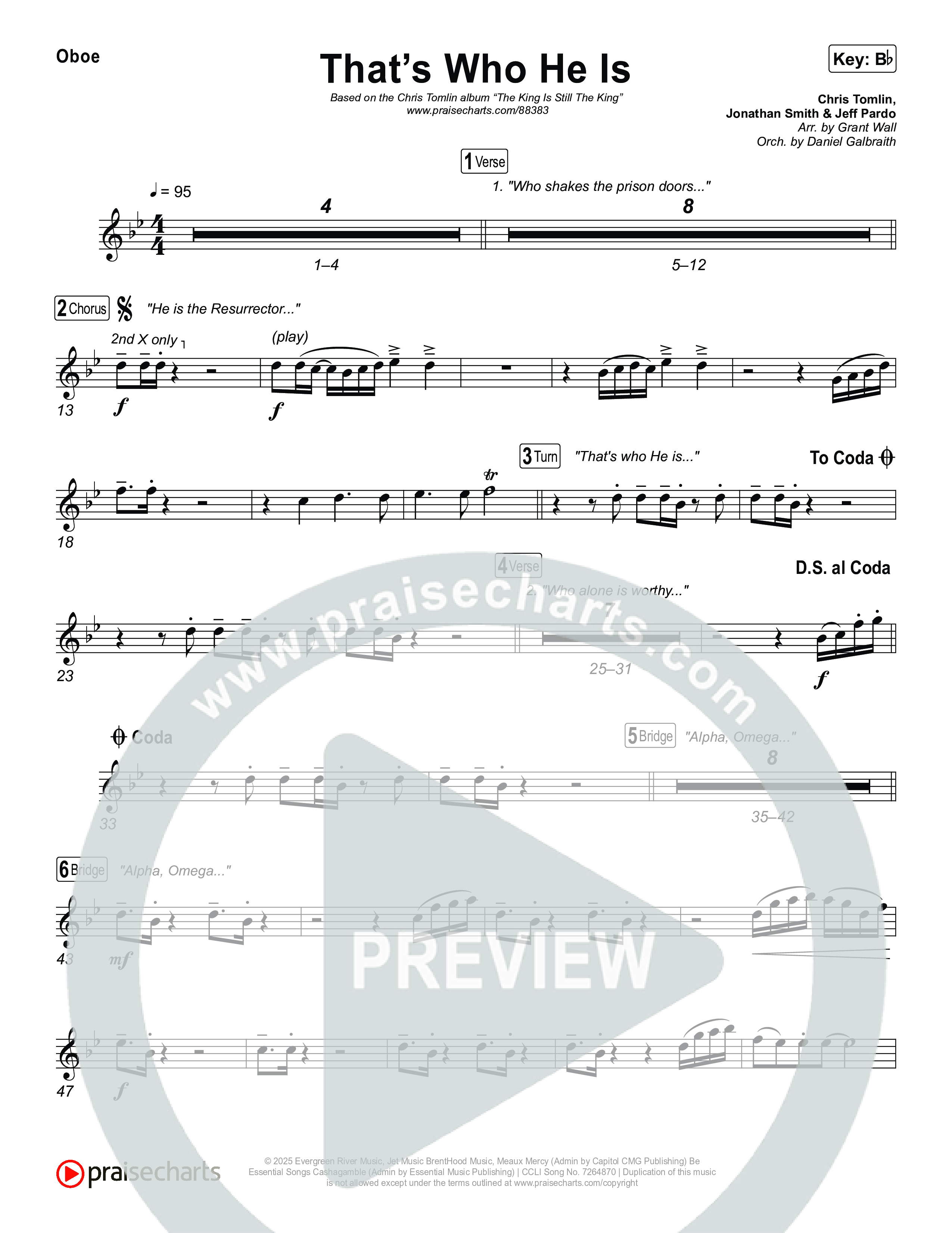 That's Who He Is Wind Pack (Chris Tomlin)