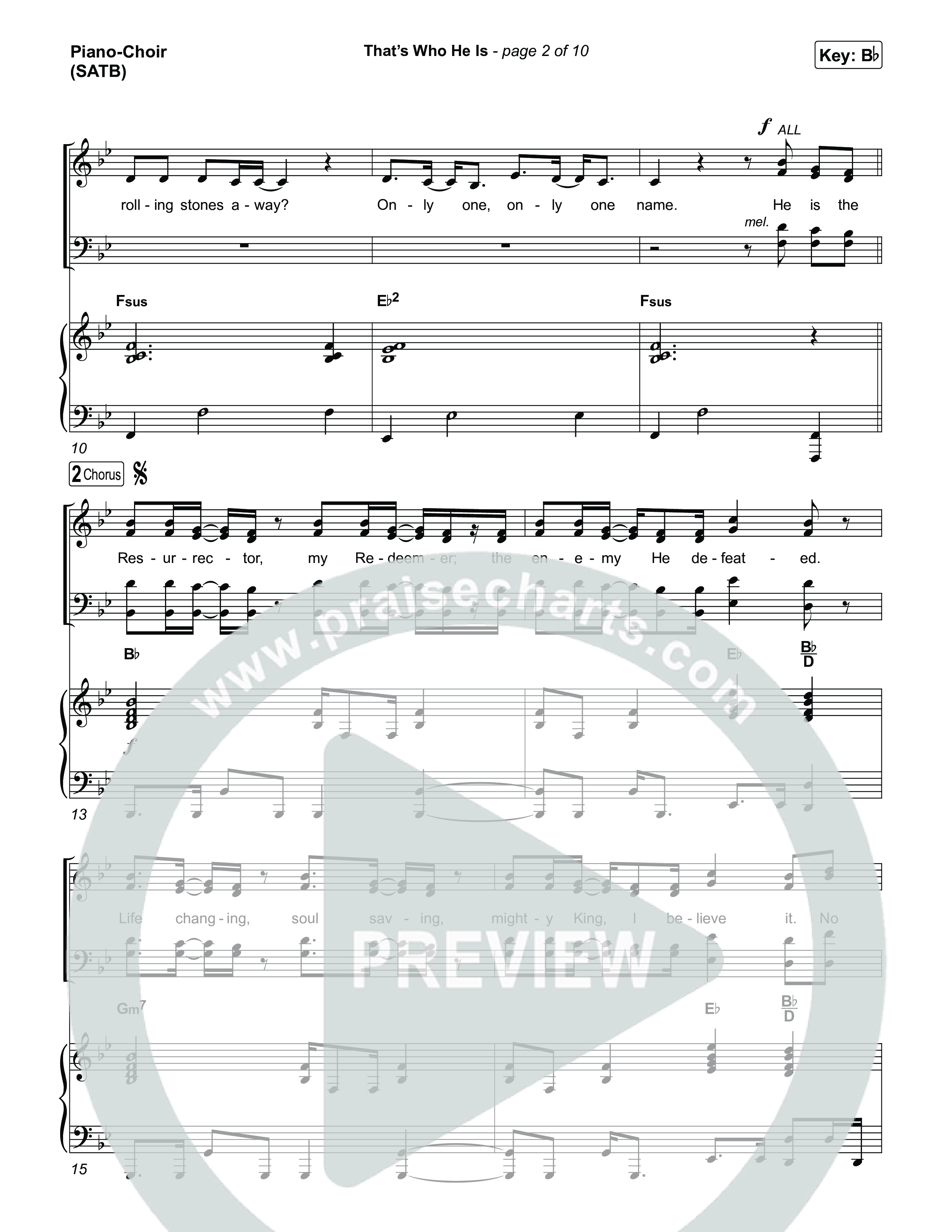 That's Who He Is Piano/Vocal Pack (Chris Tomlin)