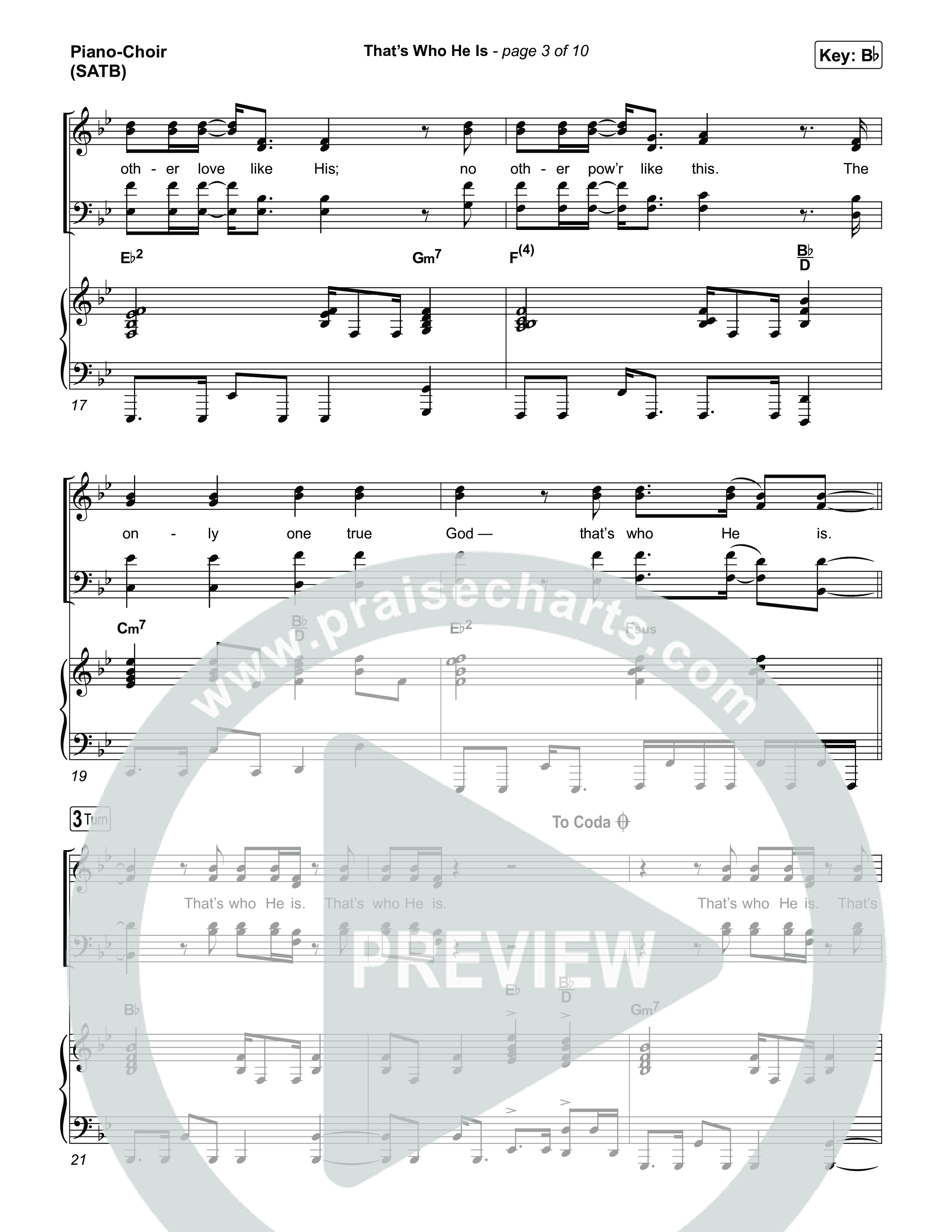 That's Who He Is Piano/Vocal Pack (Chris Tomlin)