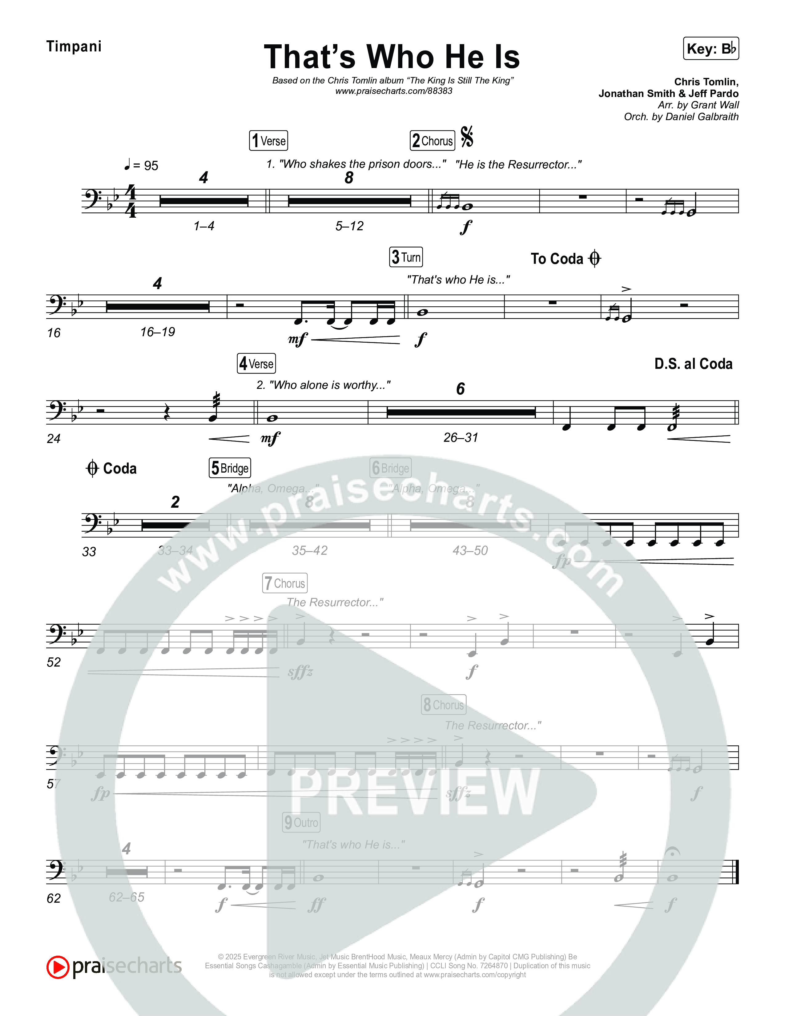 That's Who He Is Timpani (Chris Tomlin)