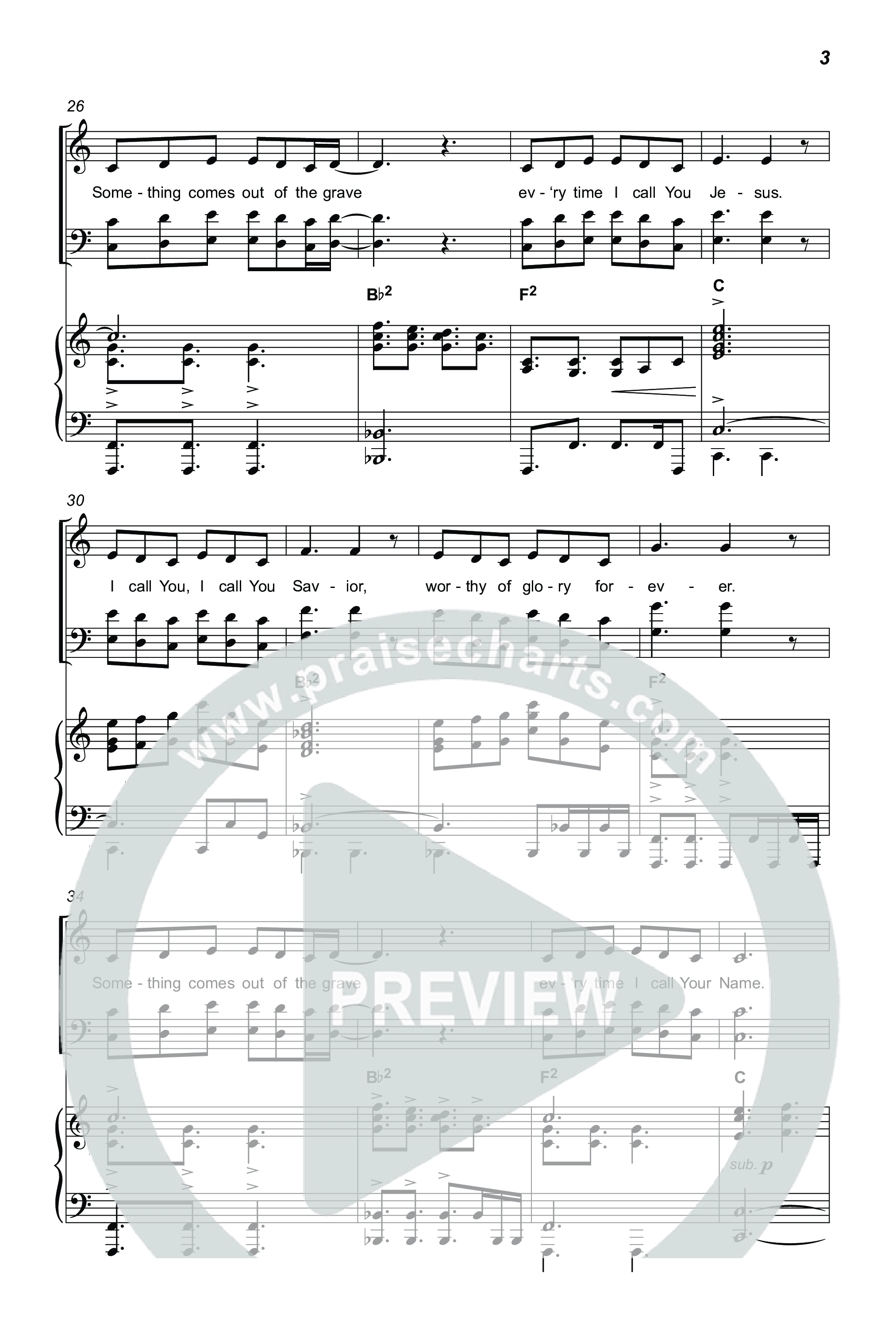 I Know A Name (Choral/SATB) Octavo (SATB & Pno) (Travis Cottrell / Arr. Mason Brown)