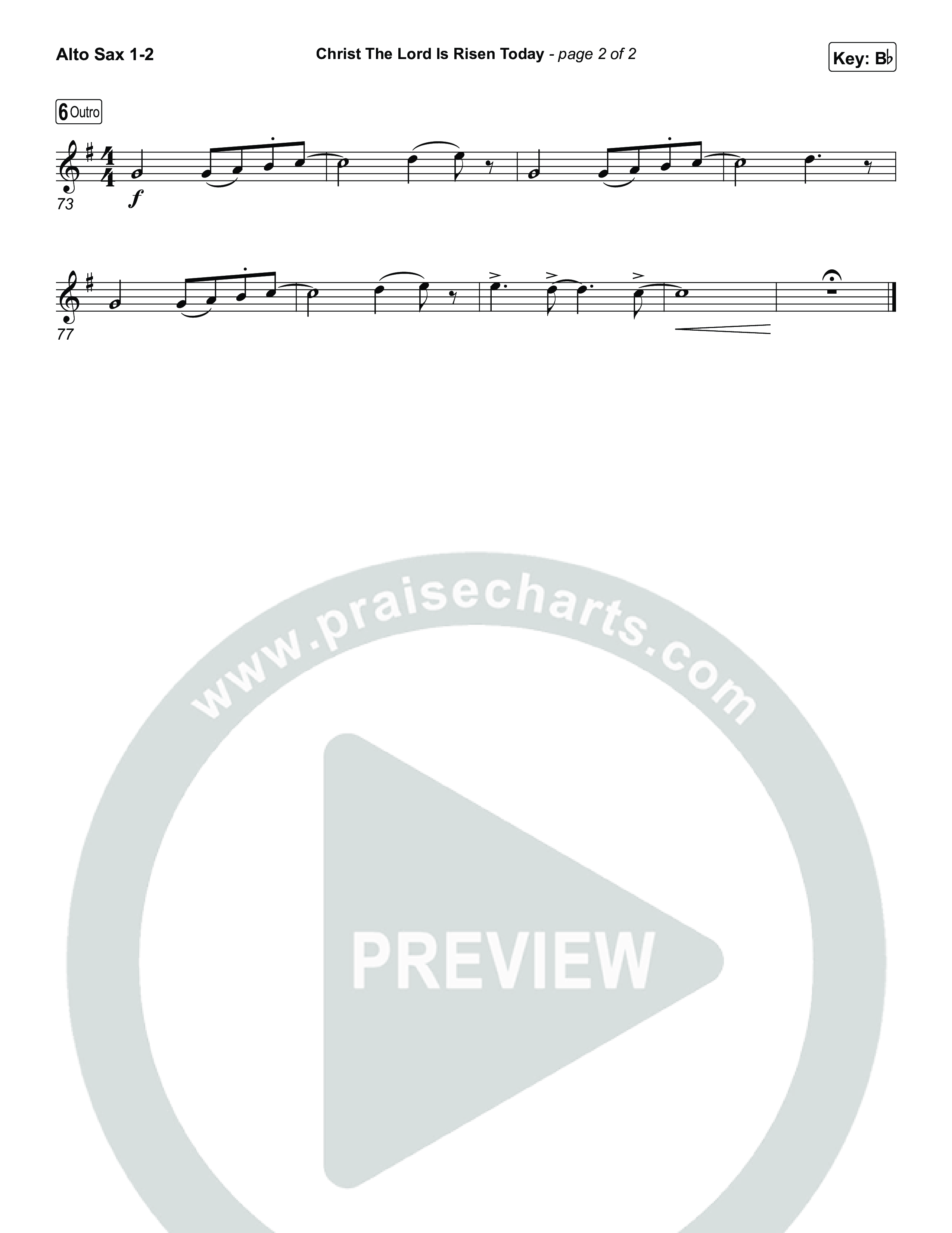 Christ The Lord Is Risen Today (Choral/SATB) Sax Pack (Travis Cottrell / Arr. Mason Brown)