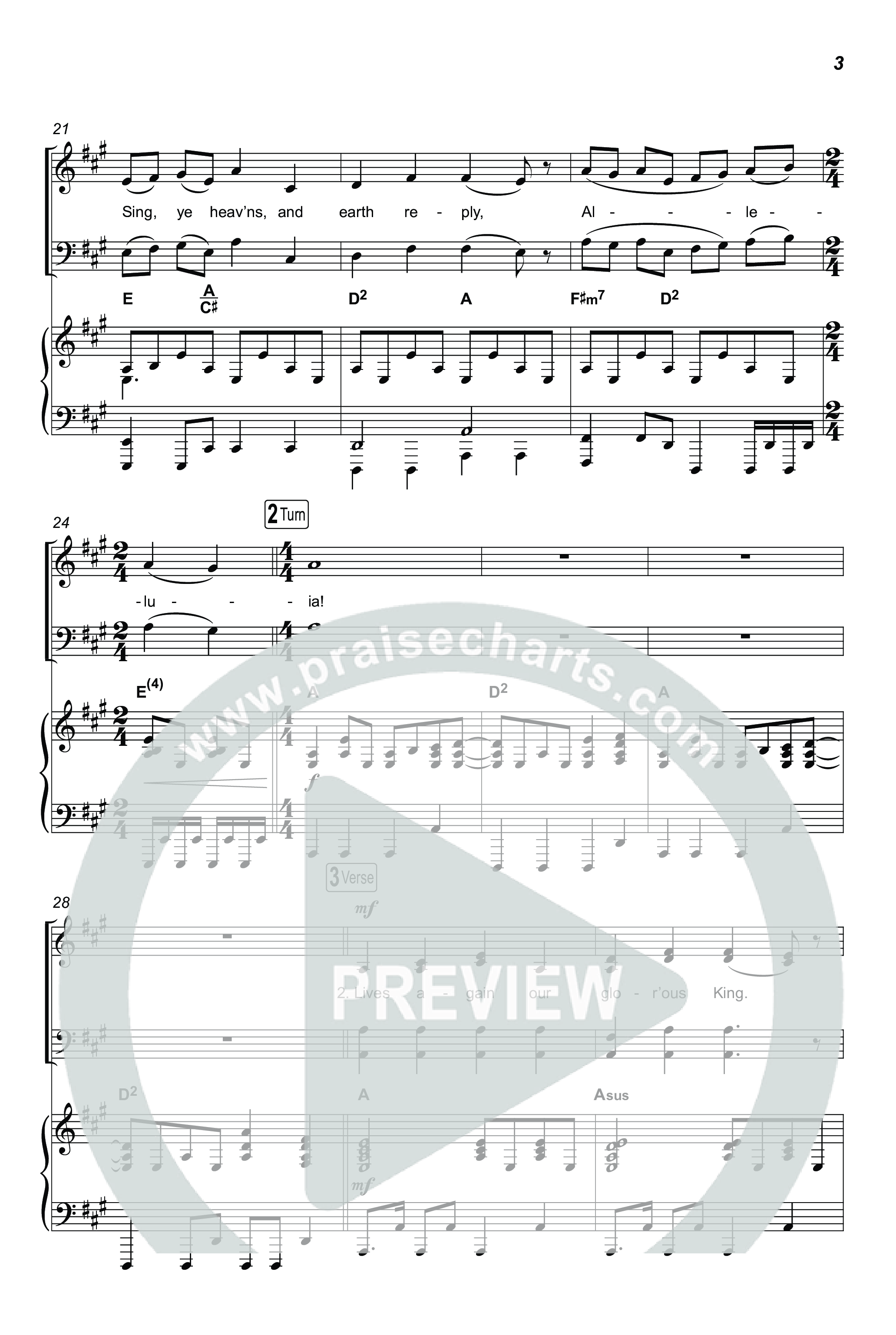 Christ The Lord Is Risen Today (Choral/SATB) Octavo (SATB & Pno) (Travis Cottrell / Arr. Mason Brown)
