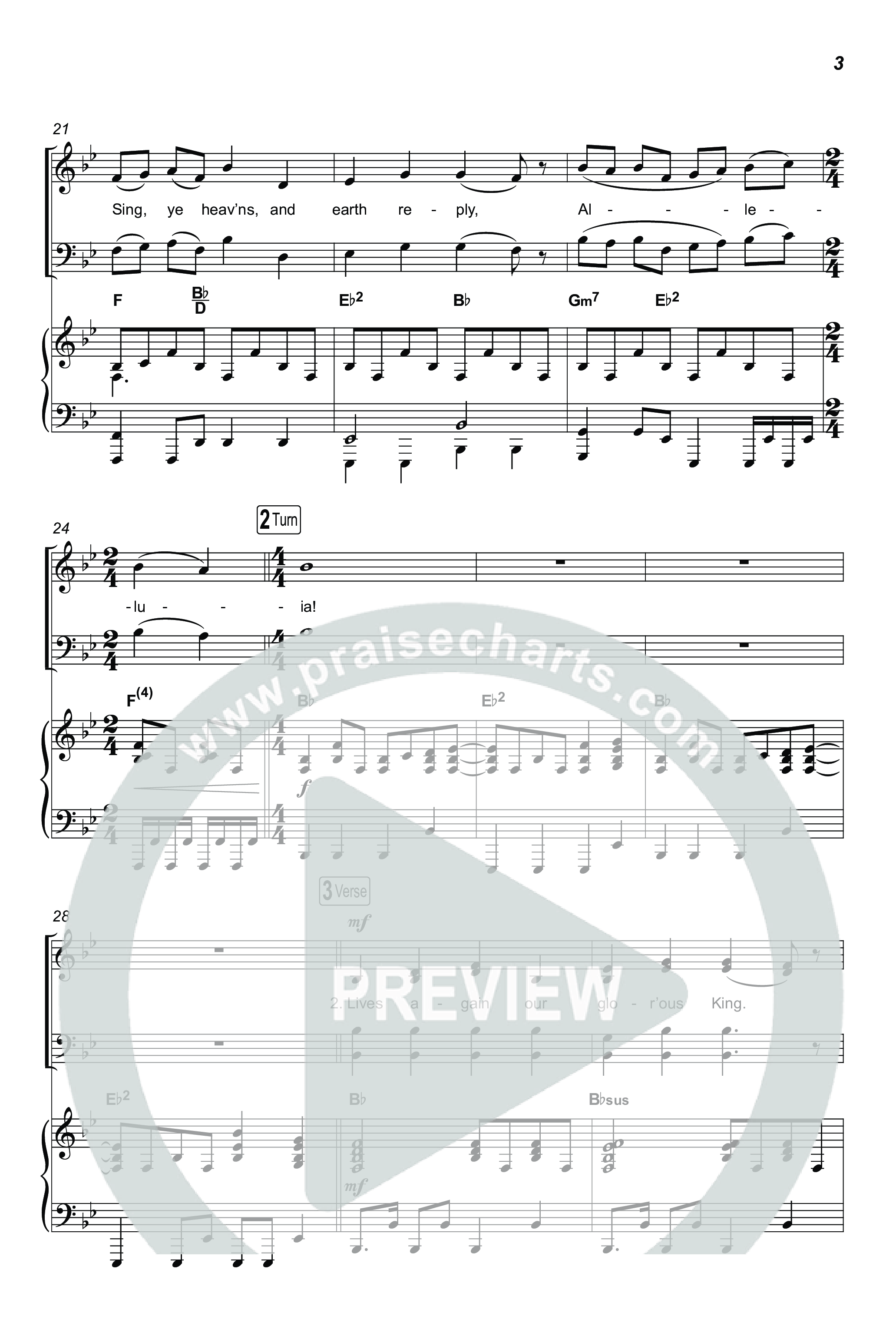 Christ The Lord Is Risen Today (Choral/SATB) Octavo (SATB & Pno) (Travis Cottrell / Arr. Mason Brown)