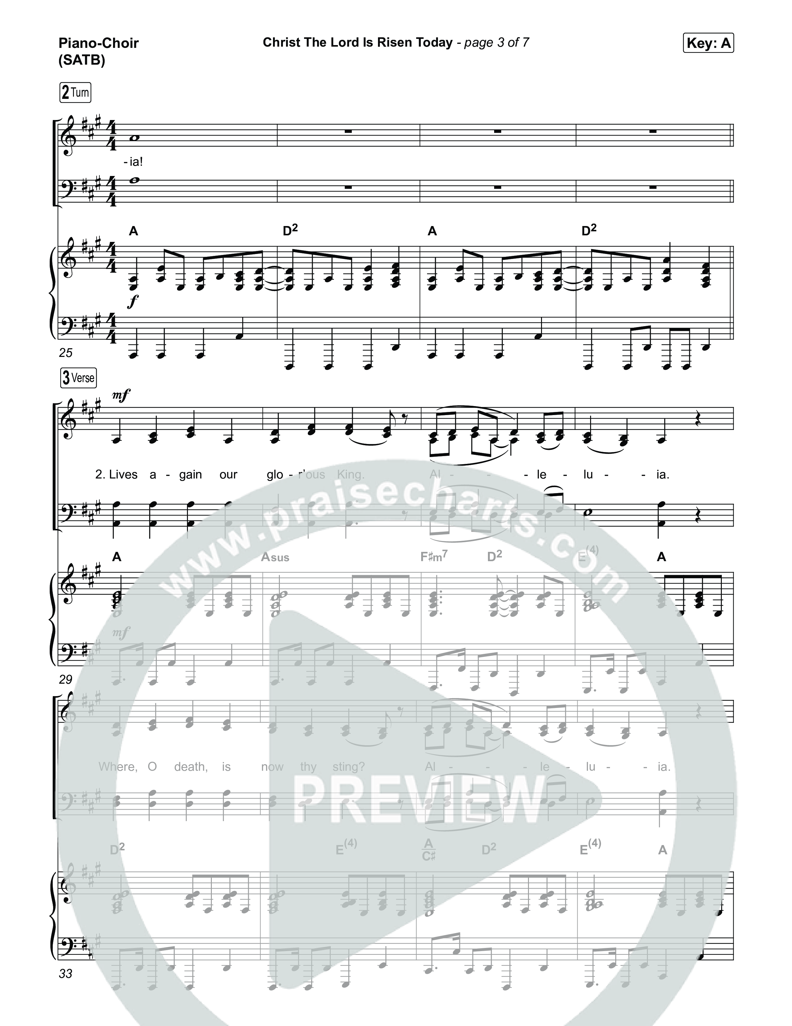 Christ The Lord Is Risen Today (Choral/SATB) Piano/Vocal (SATB) (Travis Cottrell / Arr. Mason Brown)