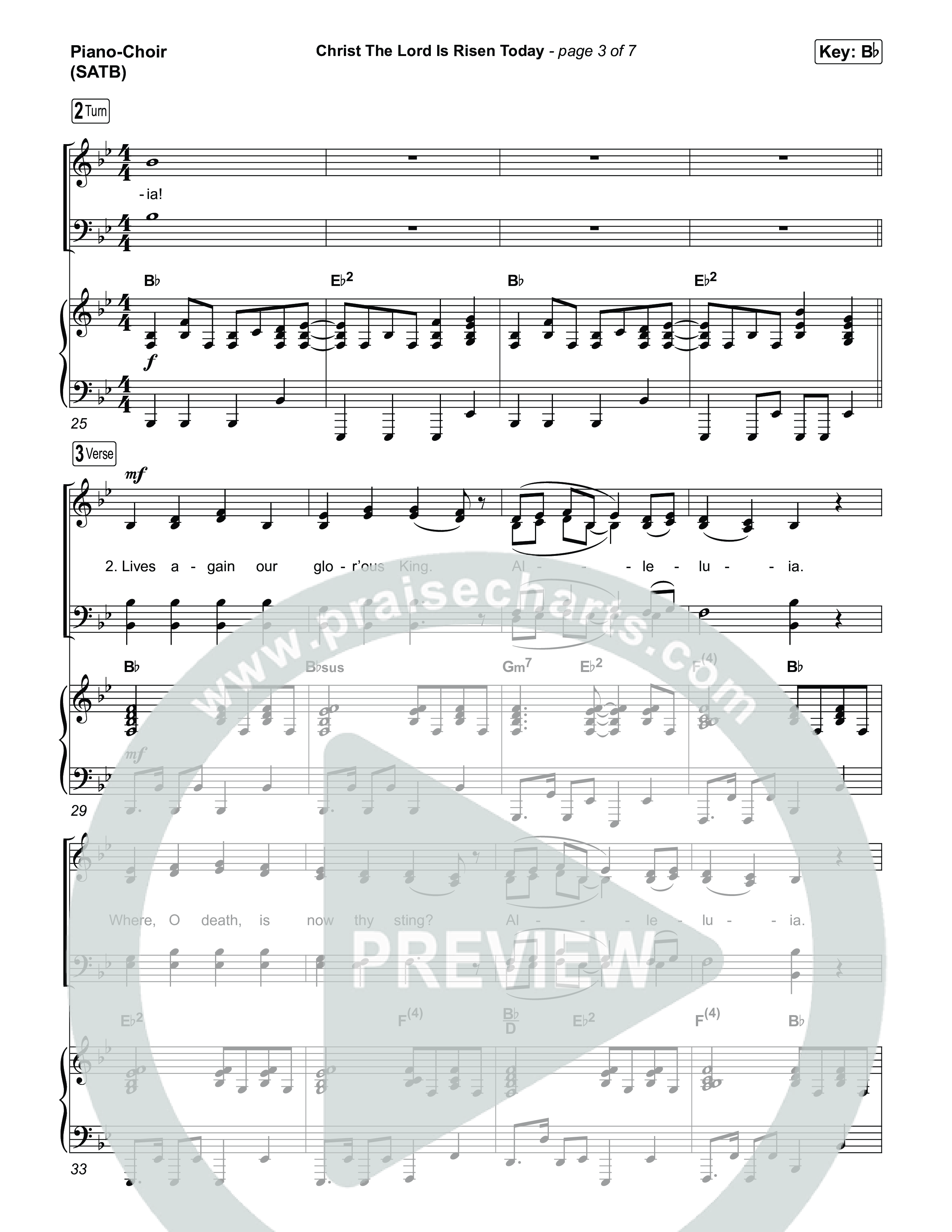 Christ The Lord Is Risen Today (Choral/SATB) Piano/Vocal (SATB) (Travis Cottrell / Arr. Mason Brown)