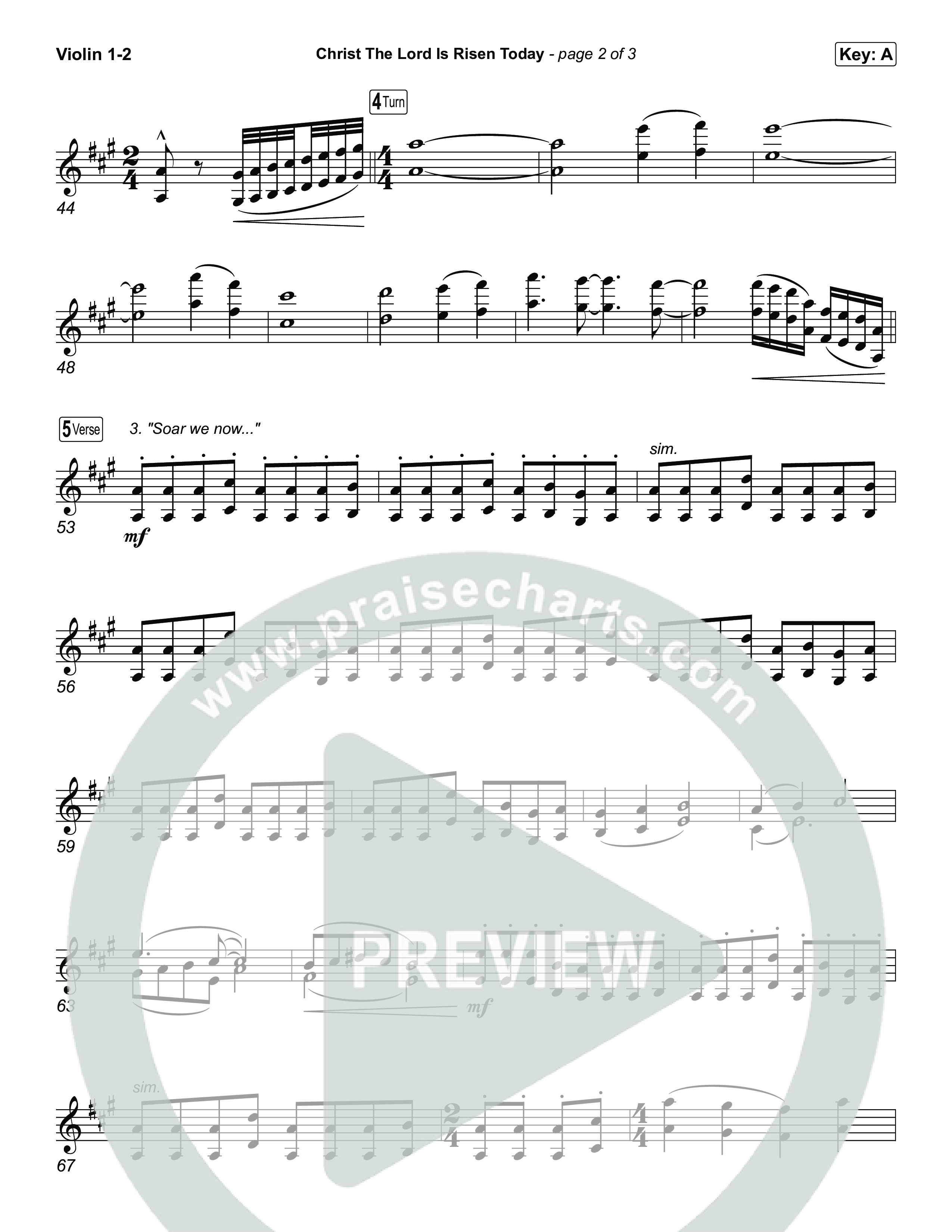 Christ The Lord Is Risen Today (Choral/SATB) String Pack (Travis Cottrell / Arr. Mason Brown)