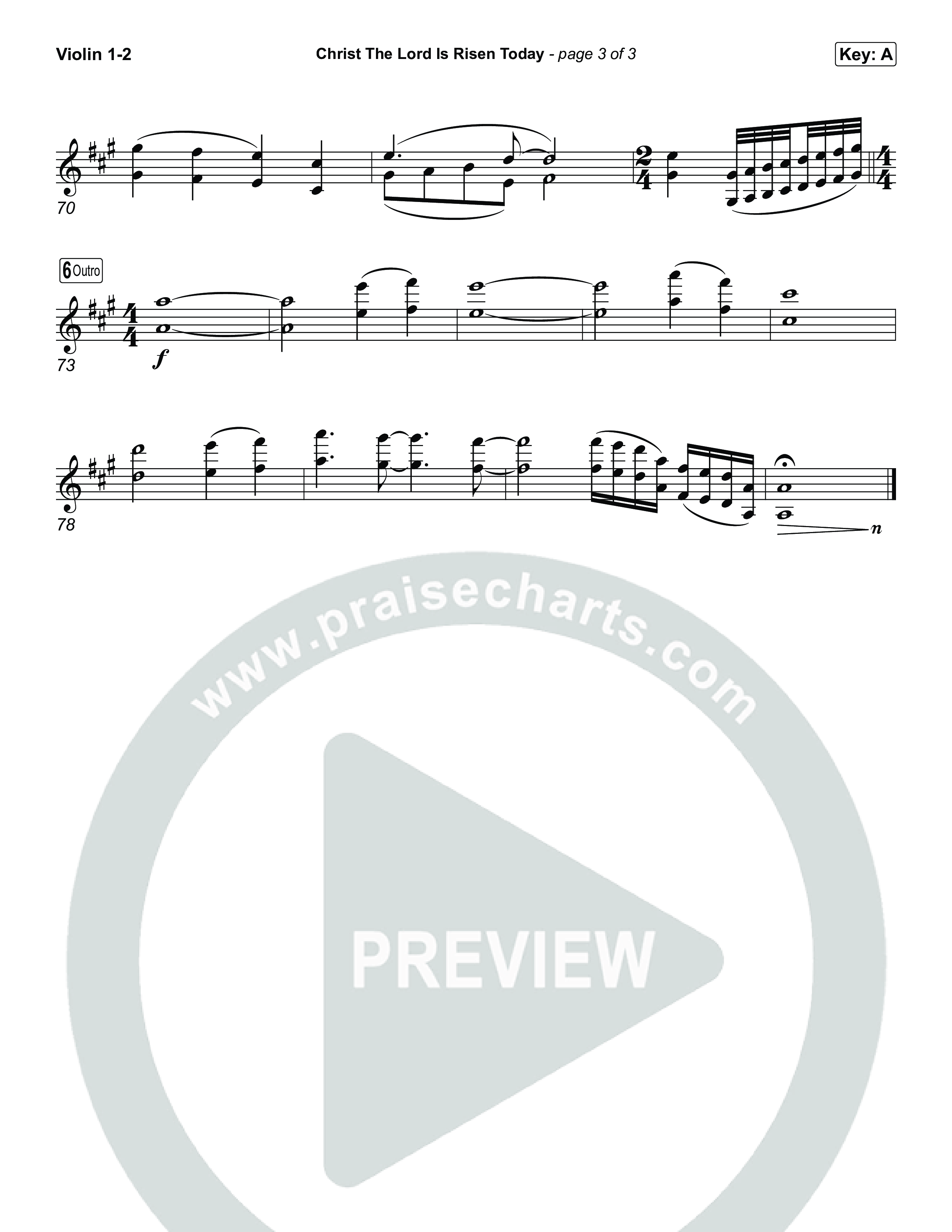 Christ The Lord Is Risen Today (Choral/SATB) String Pack (Travis Cottrell / Arr. Mason Brown)