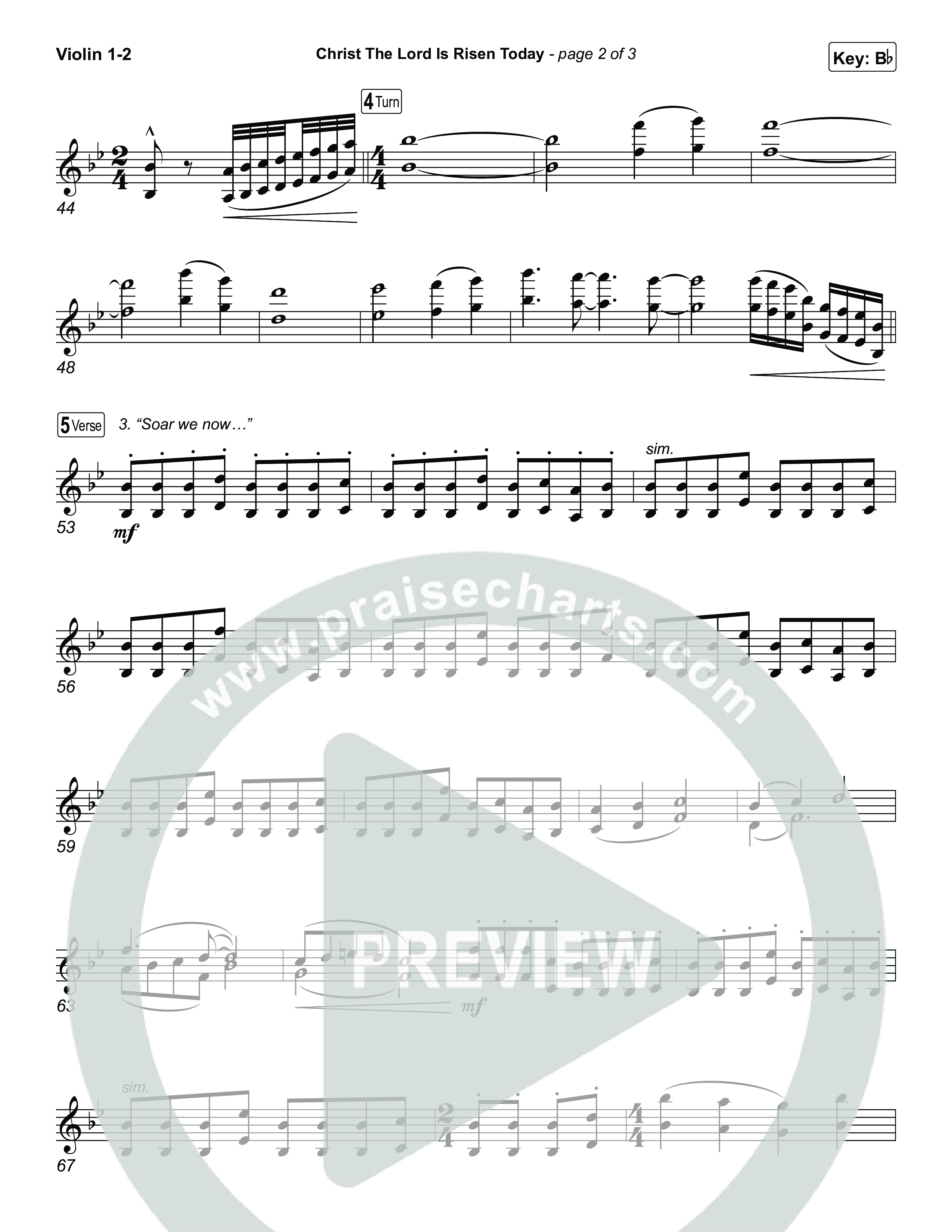 Christ The Lord Is Risen Today (Choral/SATB) String Pack (Travis Cottrell / Arr. Mason Brown)