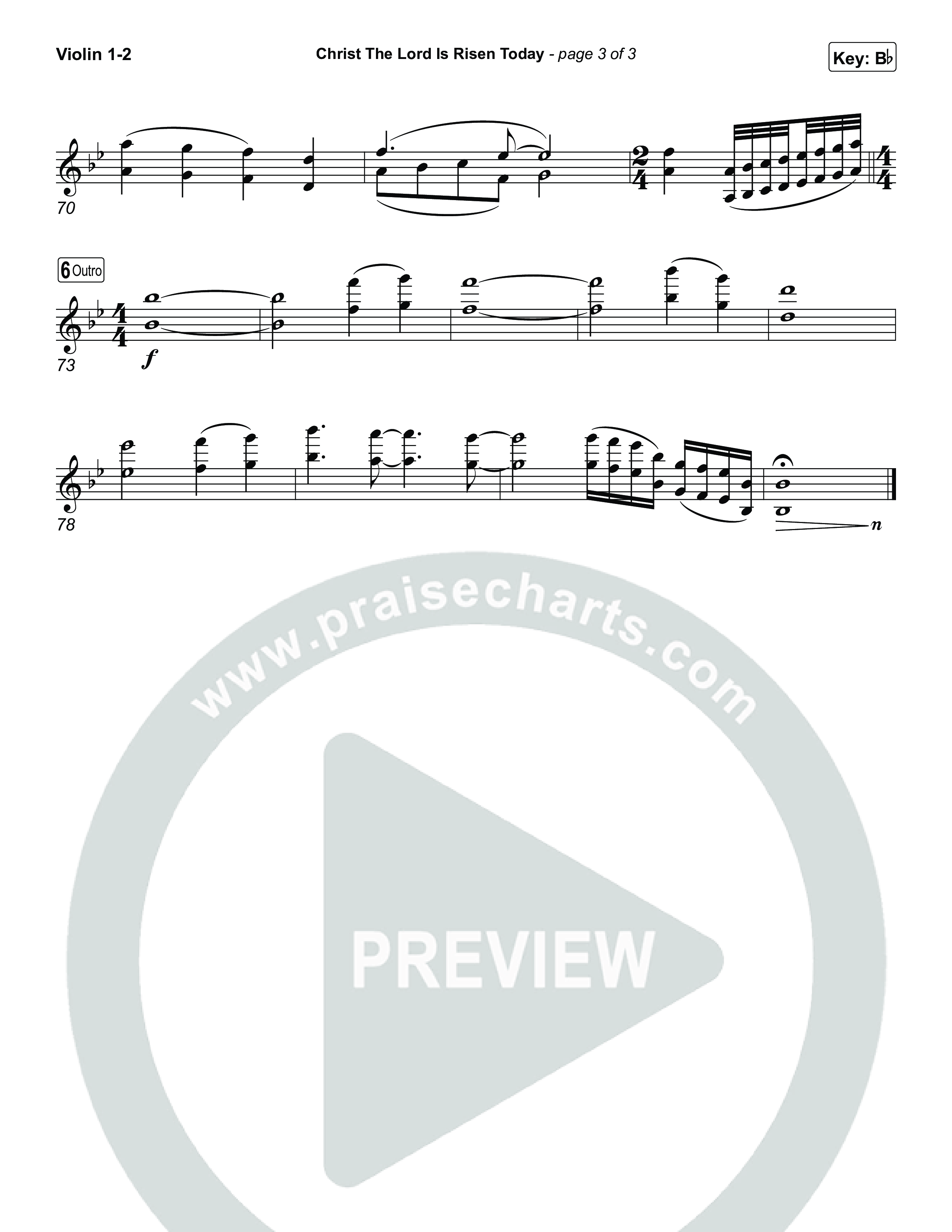 Christ The Lord Is Risen Today (Choral/SATB) String Pack (Travis Cottrell / Arr. Mason Brown)