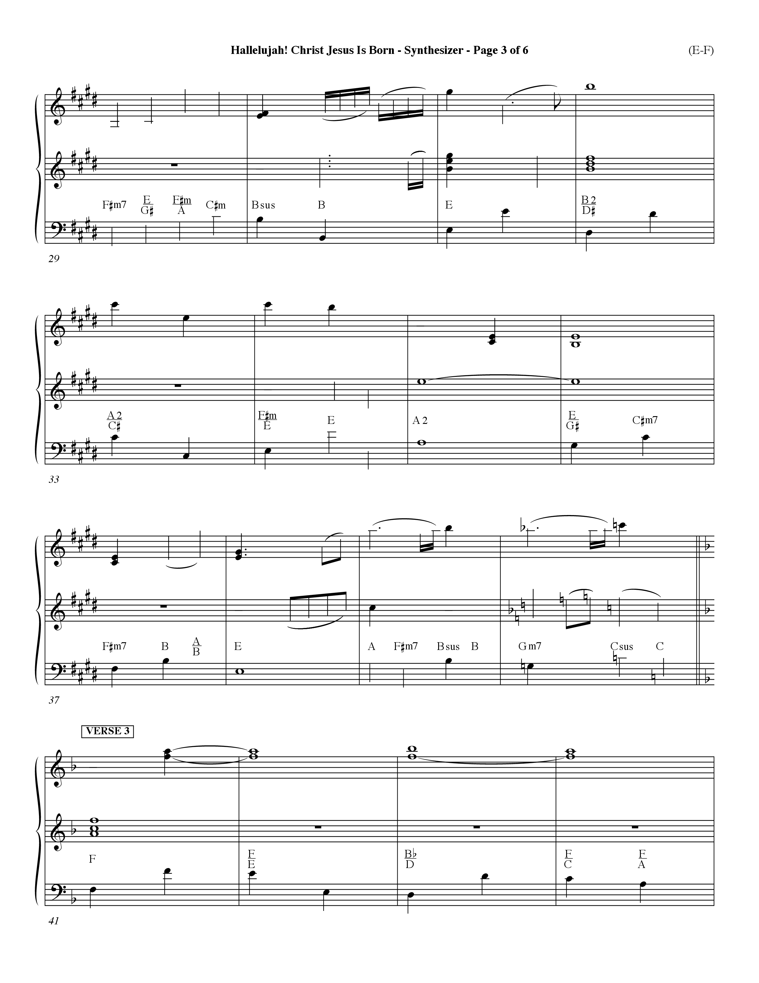 Hallelujah Christ Jesus Is Born (Choral Anthem SATB) Synth (Word Music Choral / Orch. Dave Williamson)