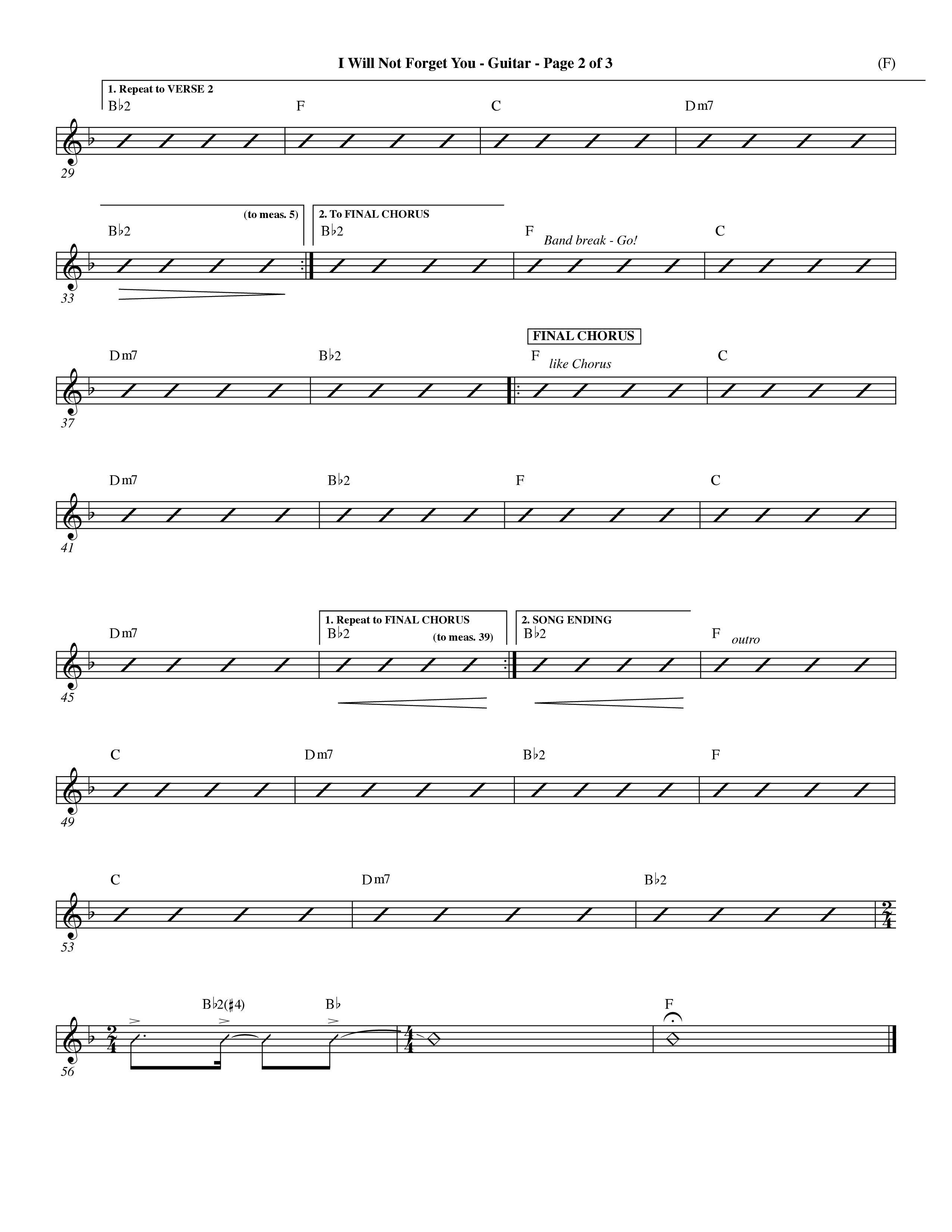 I Will Not Forget You (Choral Anthem SATB) Acoustic Guitar (Word Music Choral / Orch. Dave Williamson)