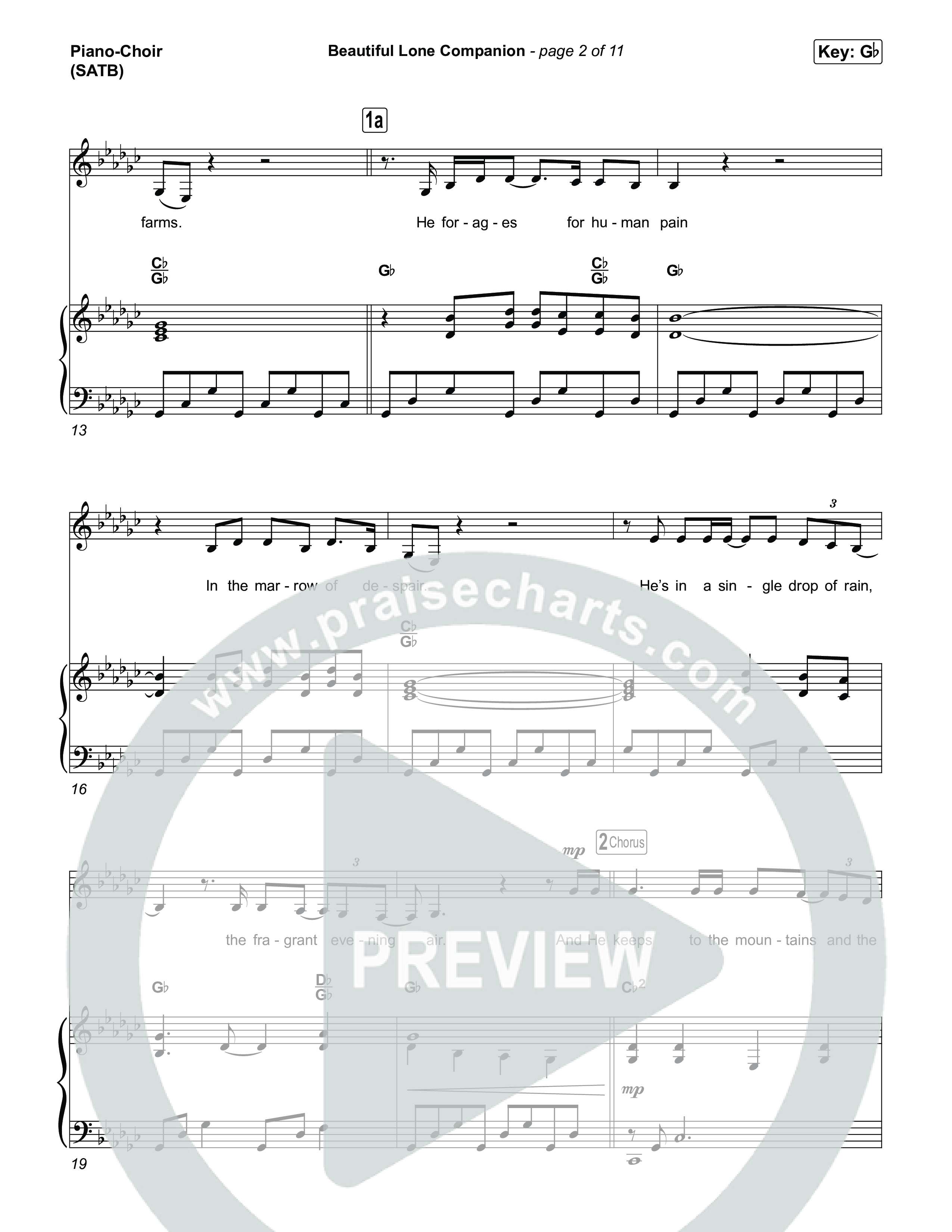 Beautiful Lone Companion Piano/Vocal Pack (Amy Grant)