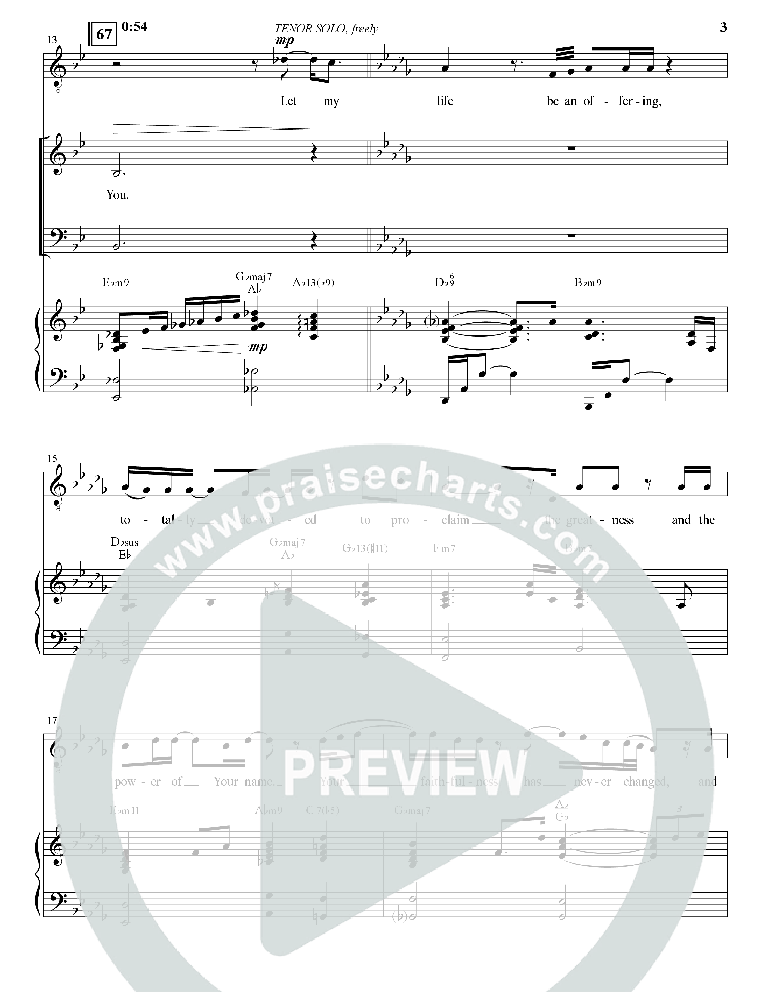 Pleasing (Choral Anthem SATB) Anthem (SATB/Piano) (The Brooklyn Tabernacle Choir / Arr. Carol Cymbala / Orch. Bradley Knight)