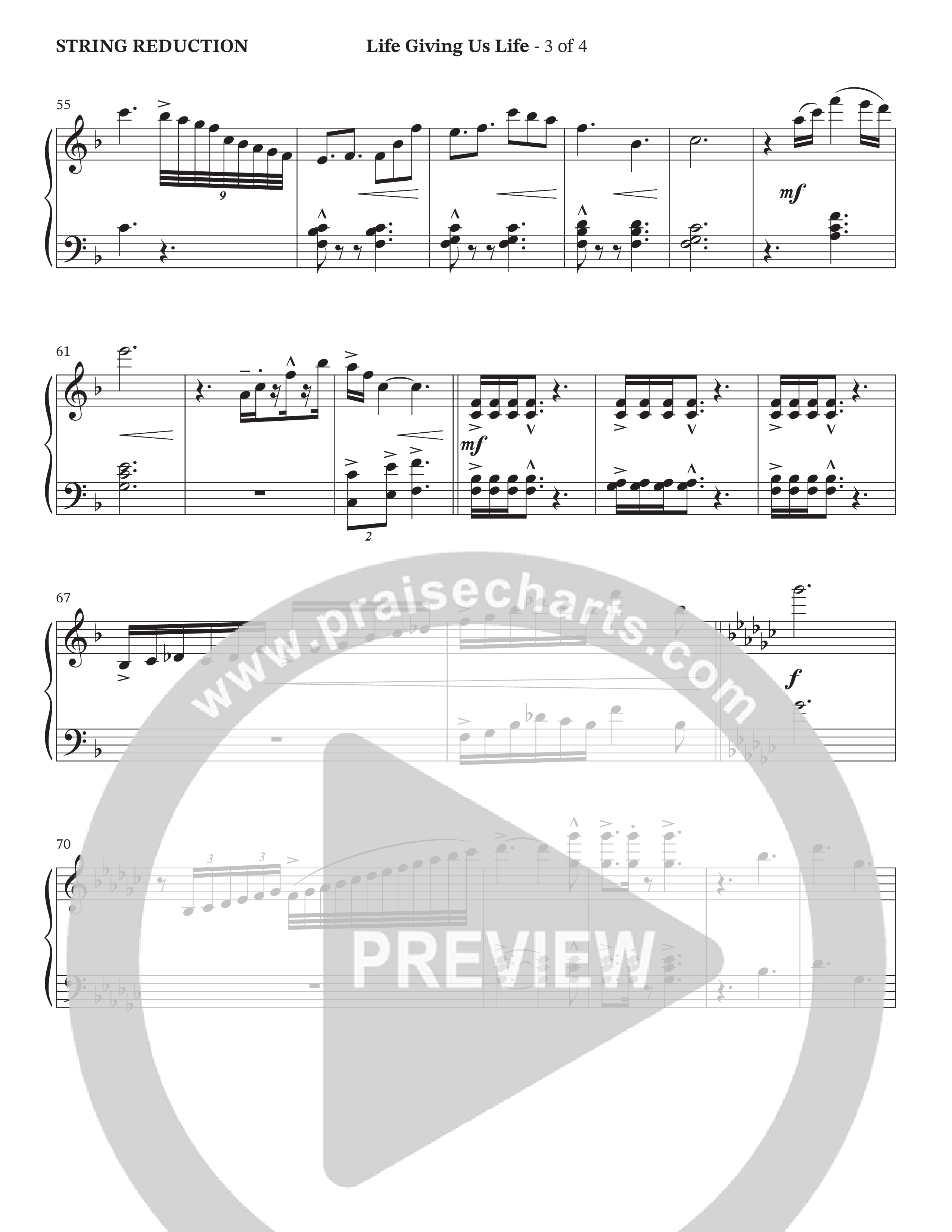 Life Giving Us Life (Choral Anthem SATB) String Reduction (Peach Goldman / Arr. Wayne Haun / Orch. J. Daniel Smith)