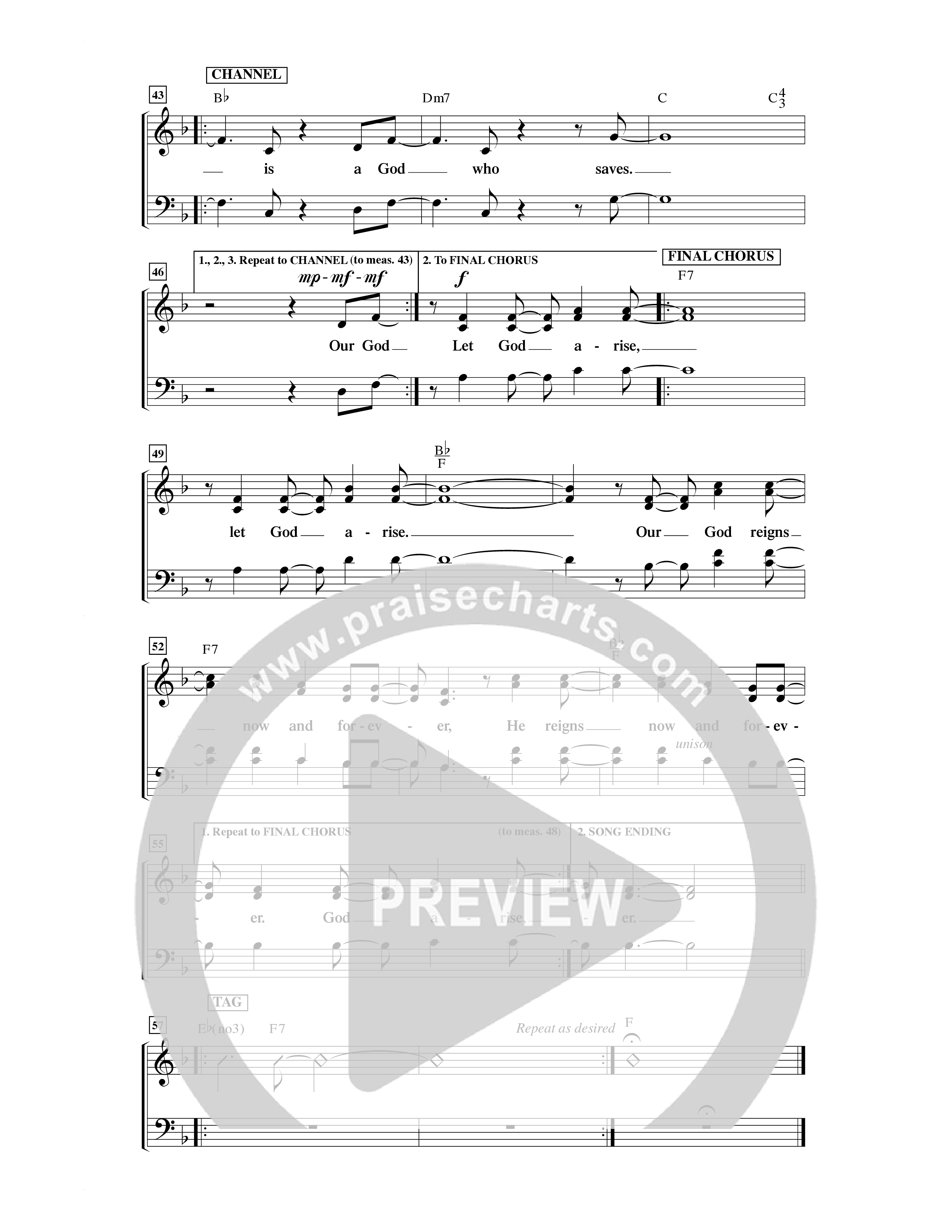 Let God Arise (Choral Anthem SATB) Choir Sheet (SATB) (Word Music Choral / Orch. Dave Williamson)