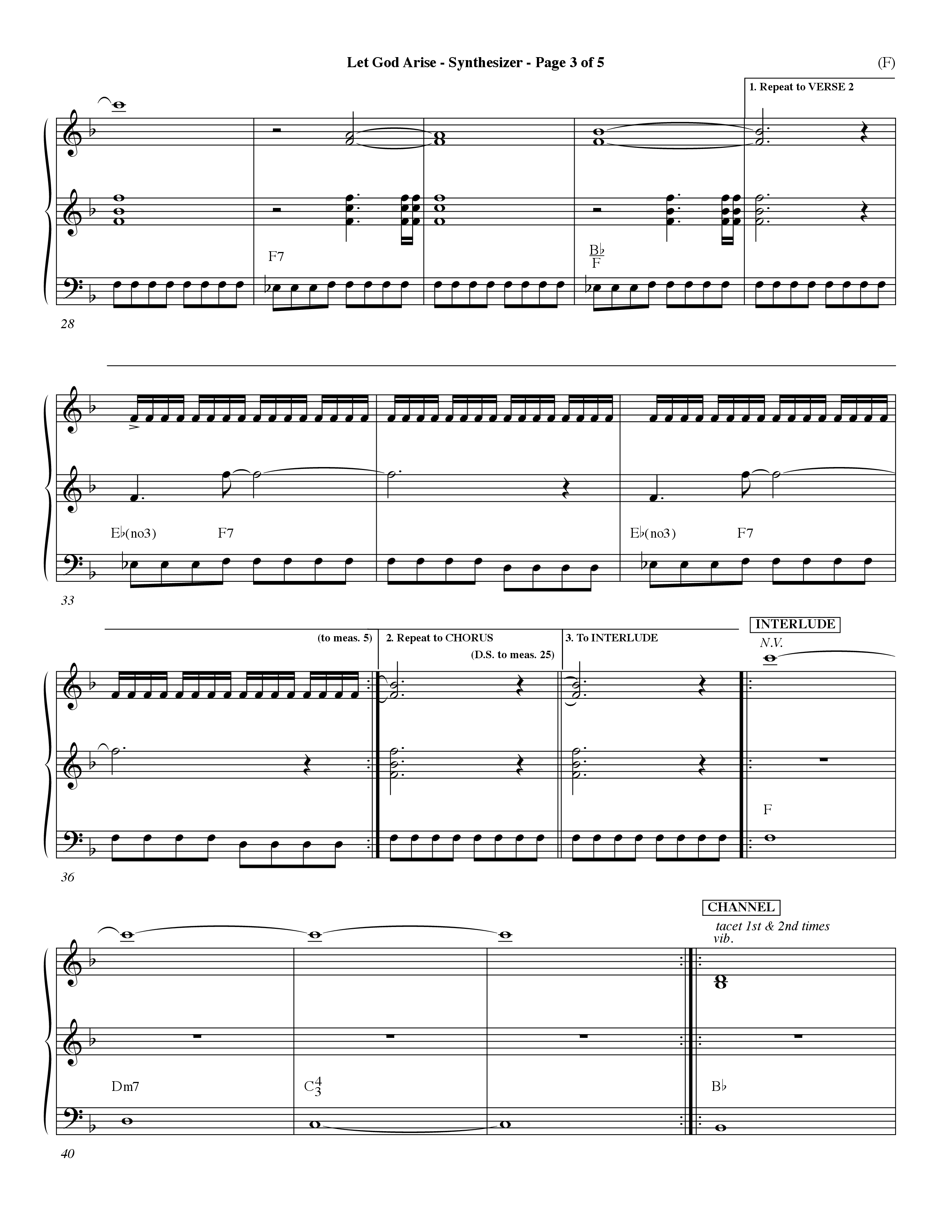 Let God Arise (Choral Anthem SATB) Synth (Word Music Choral / Orch. Dave Williamson)