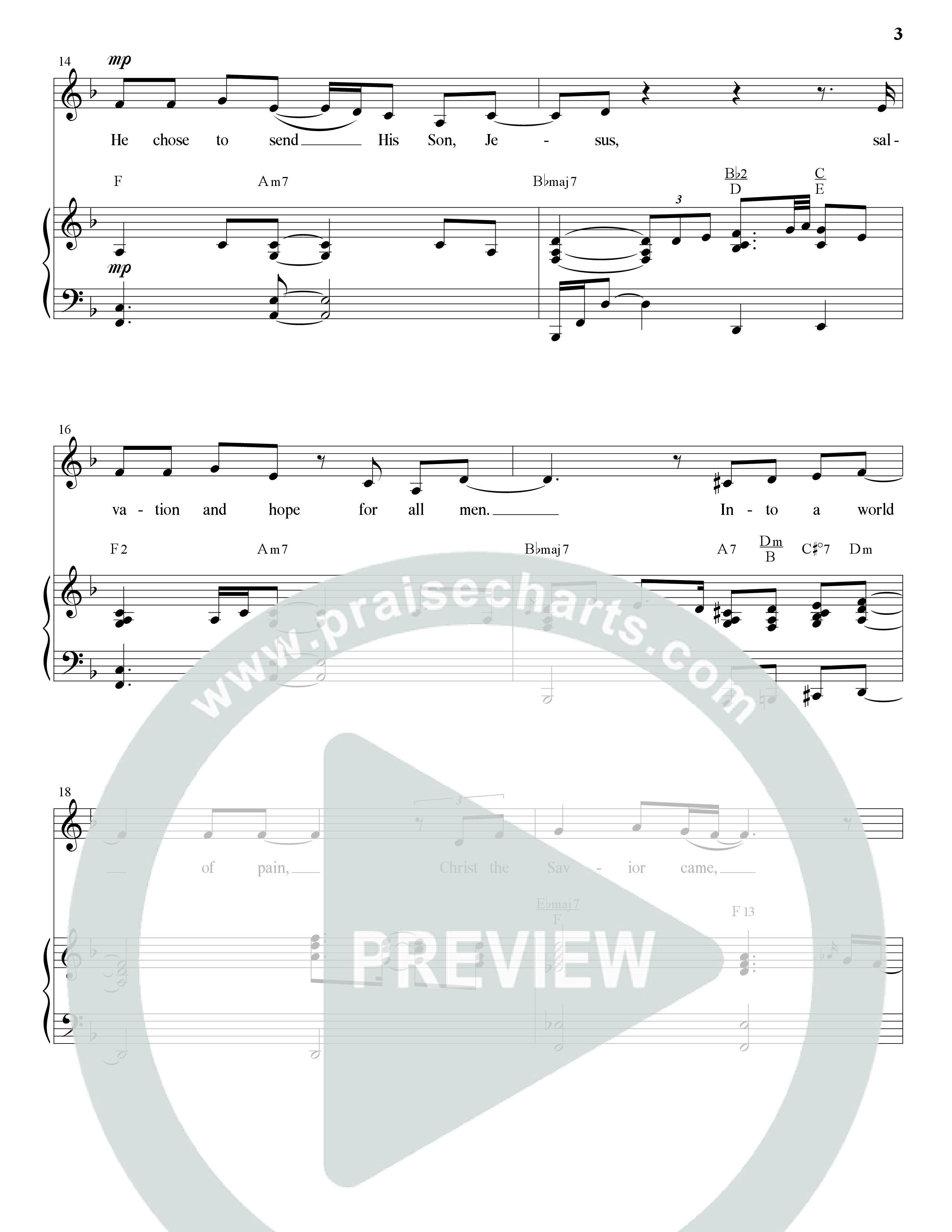 That's Why God (Choral Anthem SATB) Anthem (SATB/Piano) (The Brooklyn Tabernacle Choir / Arr. Carol Cymbala / Orch. Bradley Knight)