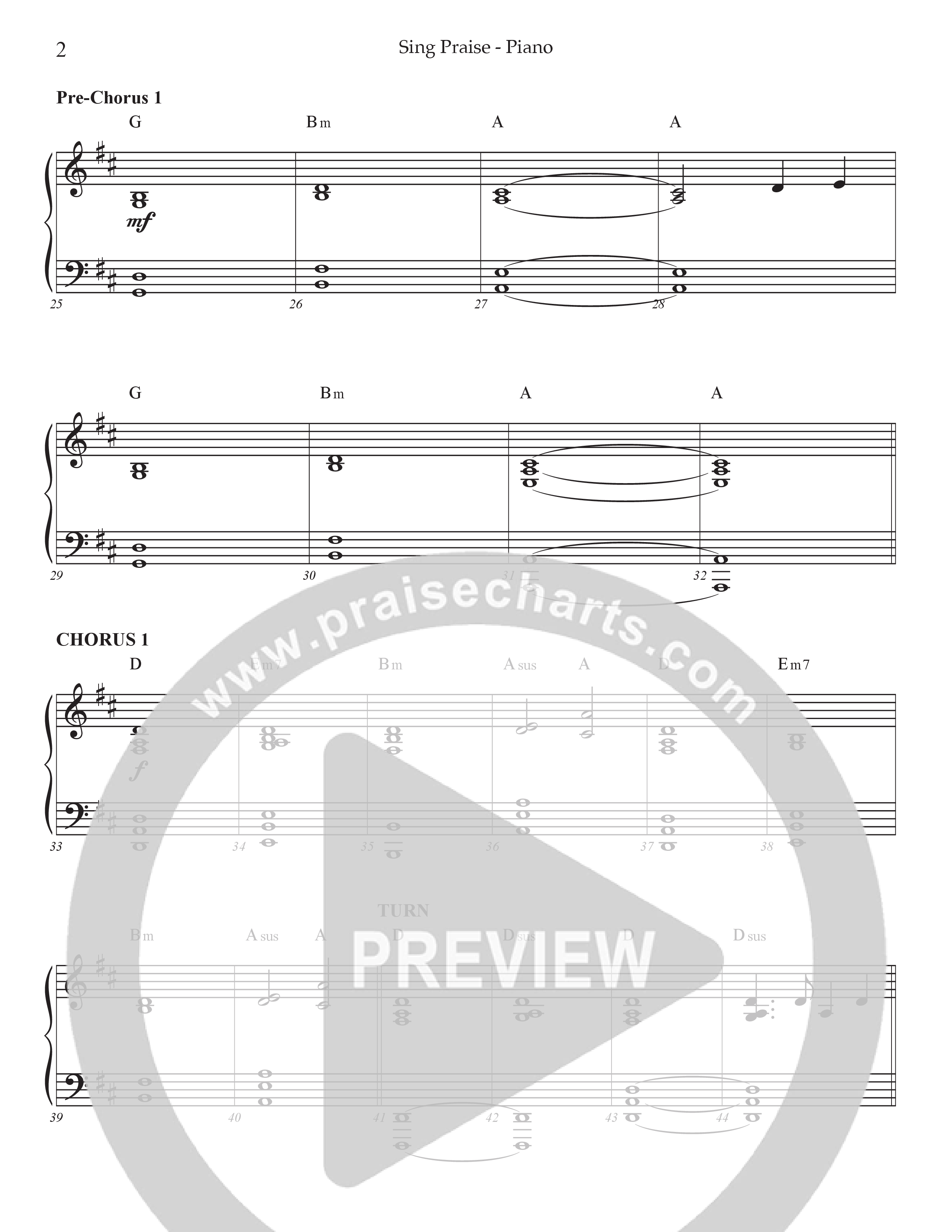 Sing Praise (Choral Anthem SATB) Choral Vocal Pack (Prestonwood Worship / Arr. Jonathan Walker)