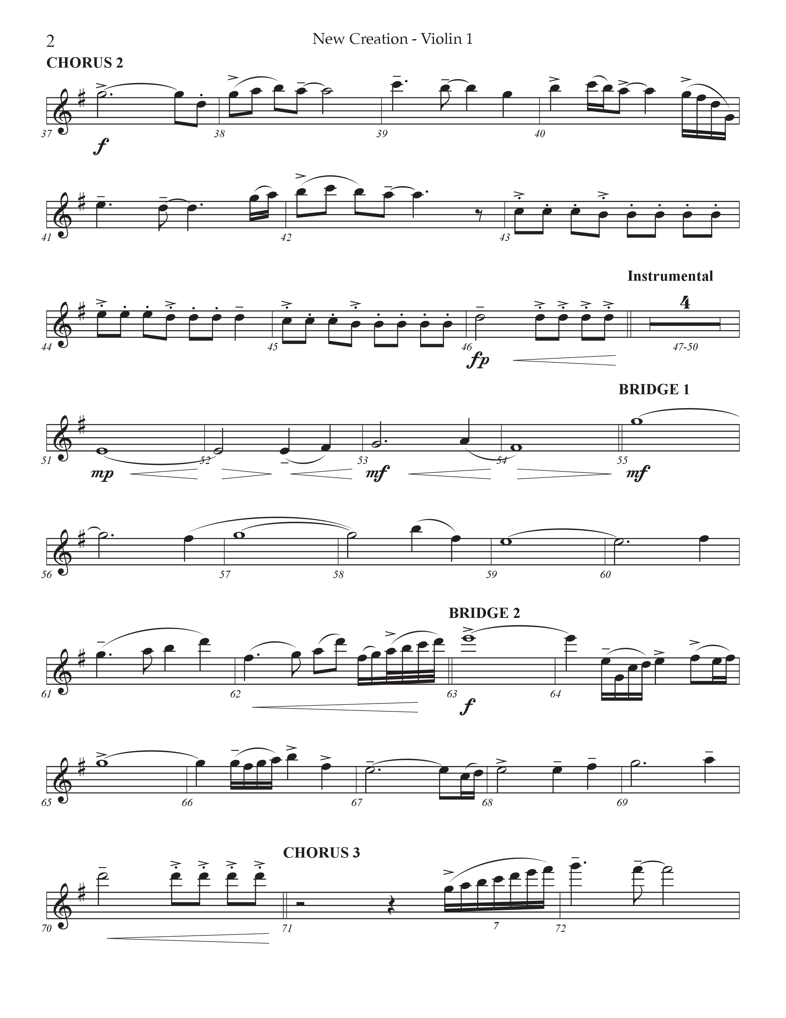New Creation (Choral Anthem SATB) String Ensemble (Prestonwood Worship / Arr. Jonathan Walker)