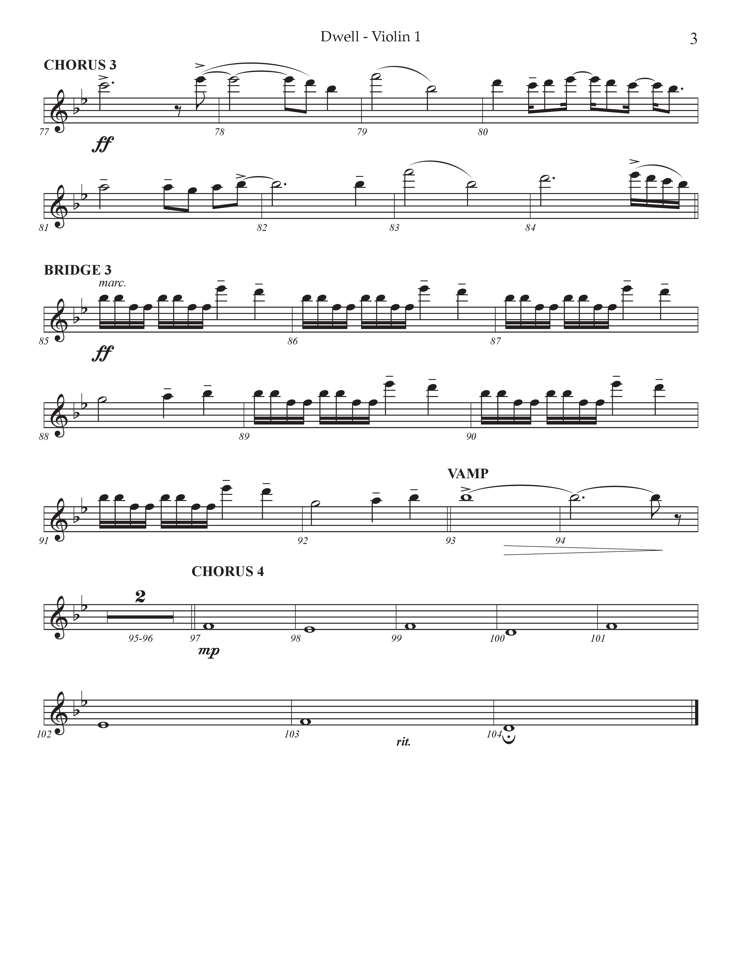 Dwell (Choral Anthem SATB) String Ensemble (Prestonwood Worship / Arr. Jonathan Walker)