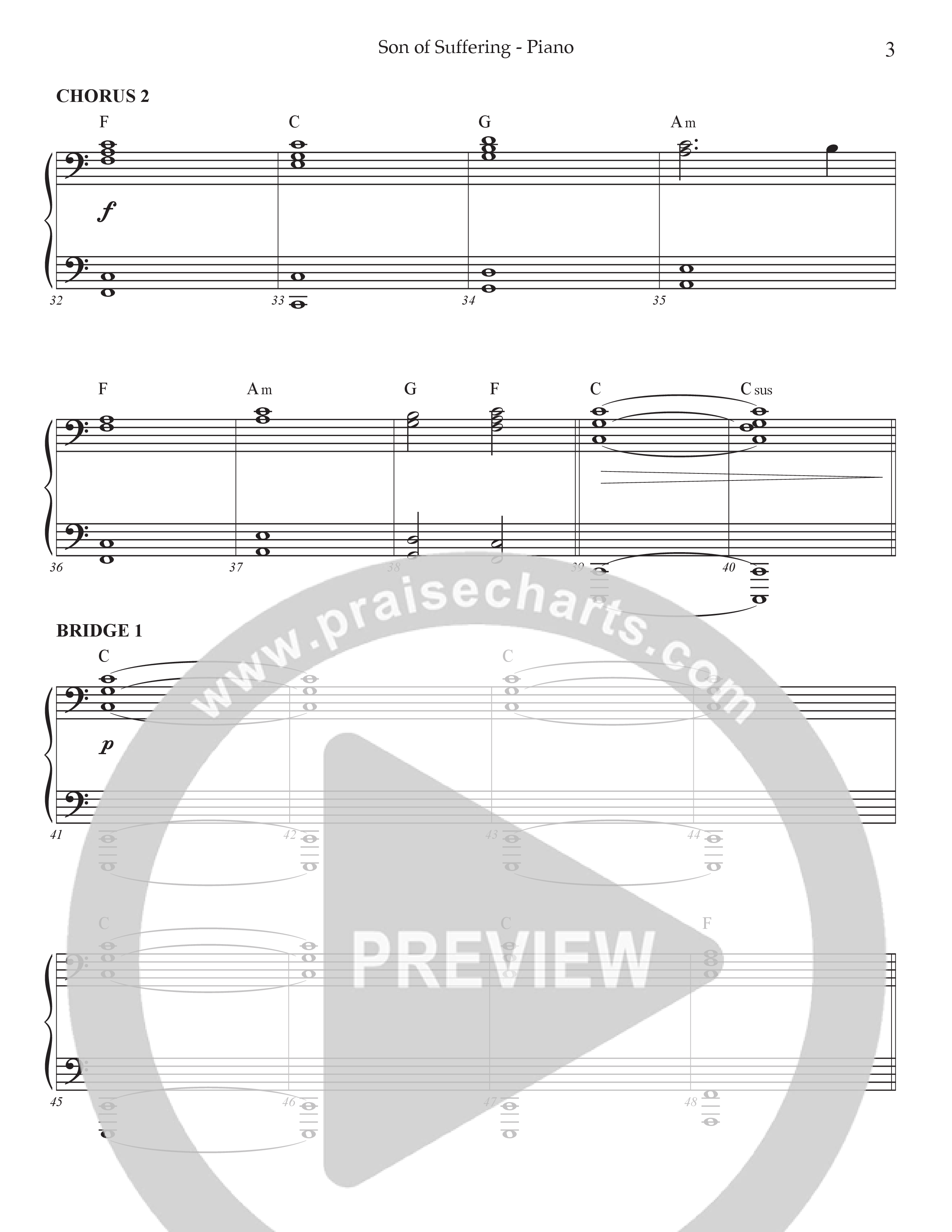 Son Of Suffering (Choral Anthem SATB) Piano Sheet (Prestonwood Worship / Arr. Jonathan Walker)