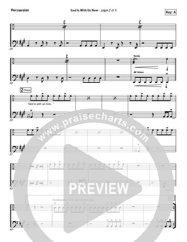 God Is With Us Now Percussion (Gateway Worship)