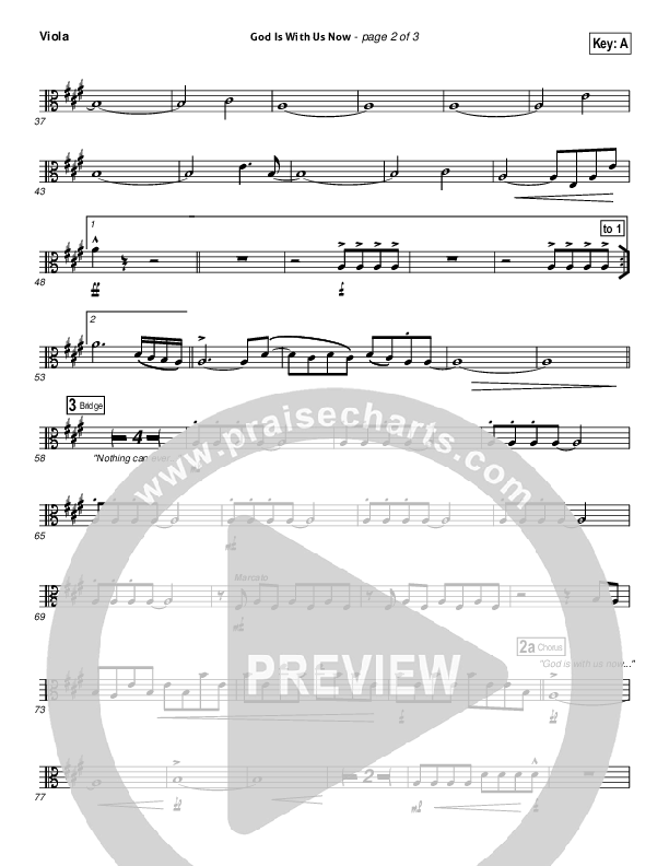 God Is With Us Now Viola (Gateway Worship)