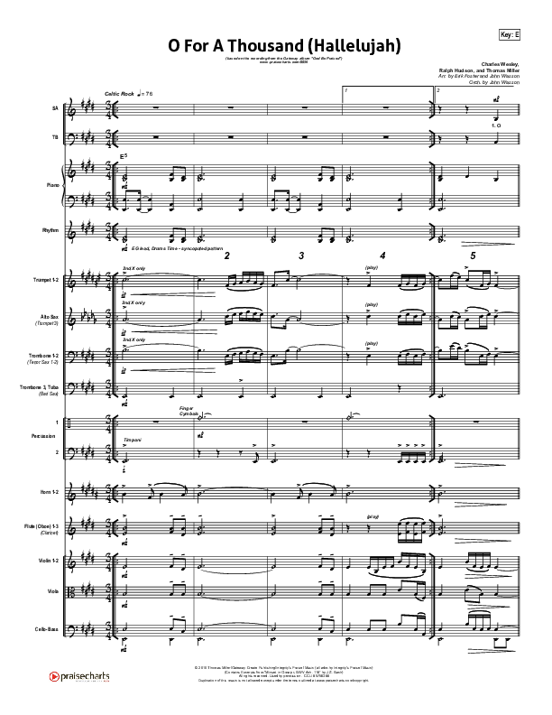 O For A Thousand Orchestration (Gateway Worship)