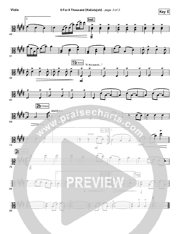 O For A Thousand Viola (Gateway Worship)