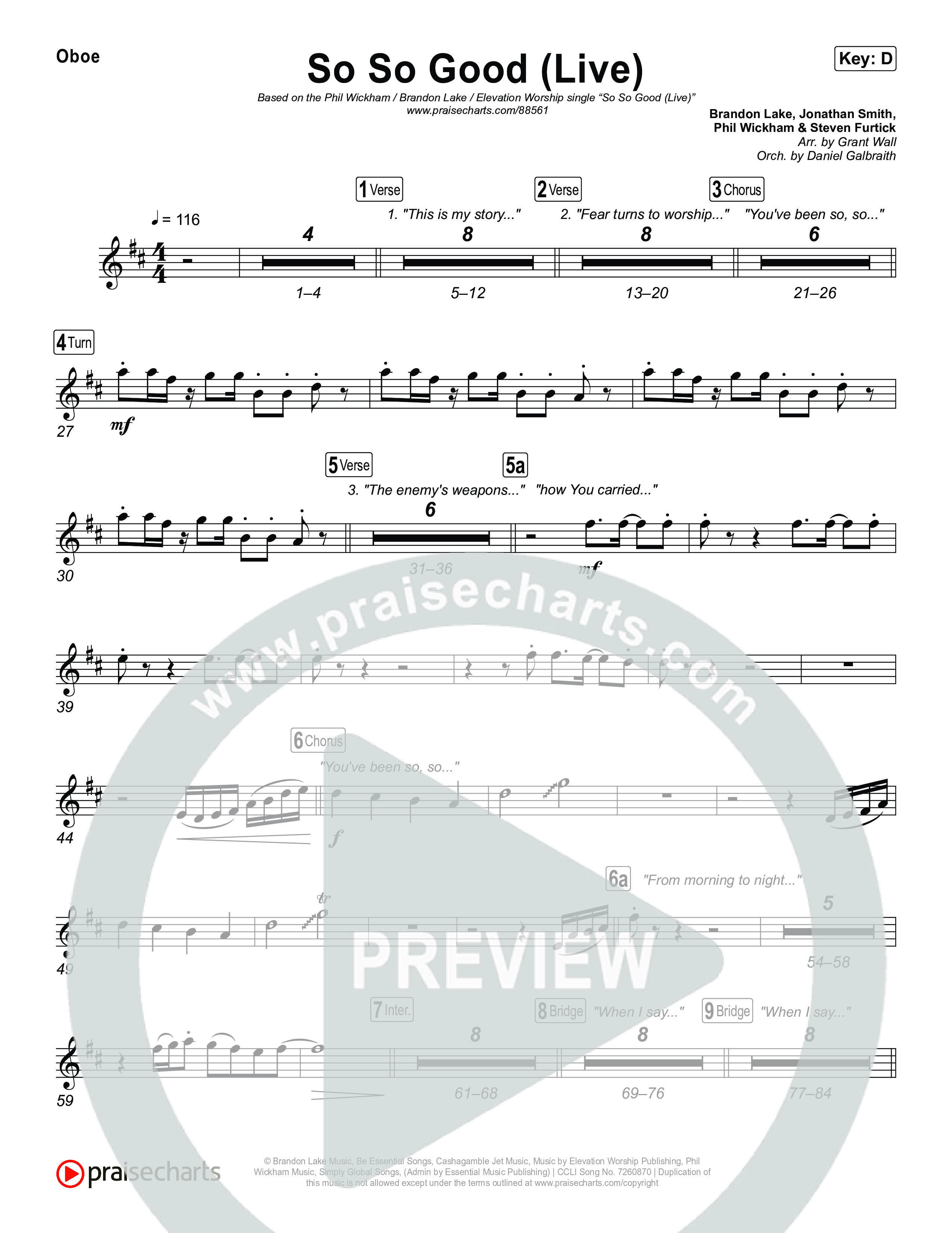 So So Good (Live) Wind Pack (Phil Wickham / Brandon Lake / Elevation Worship)