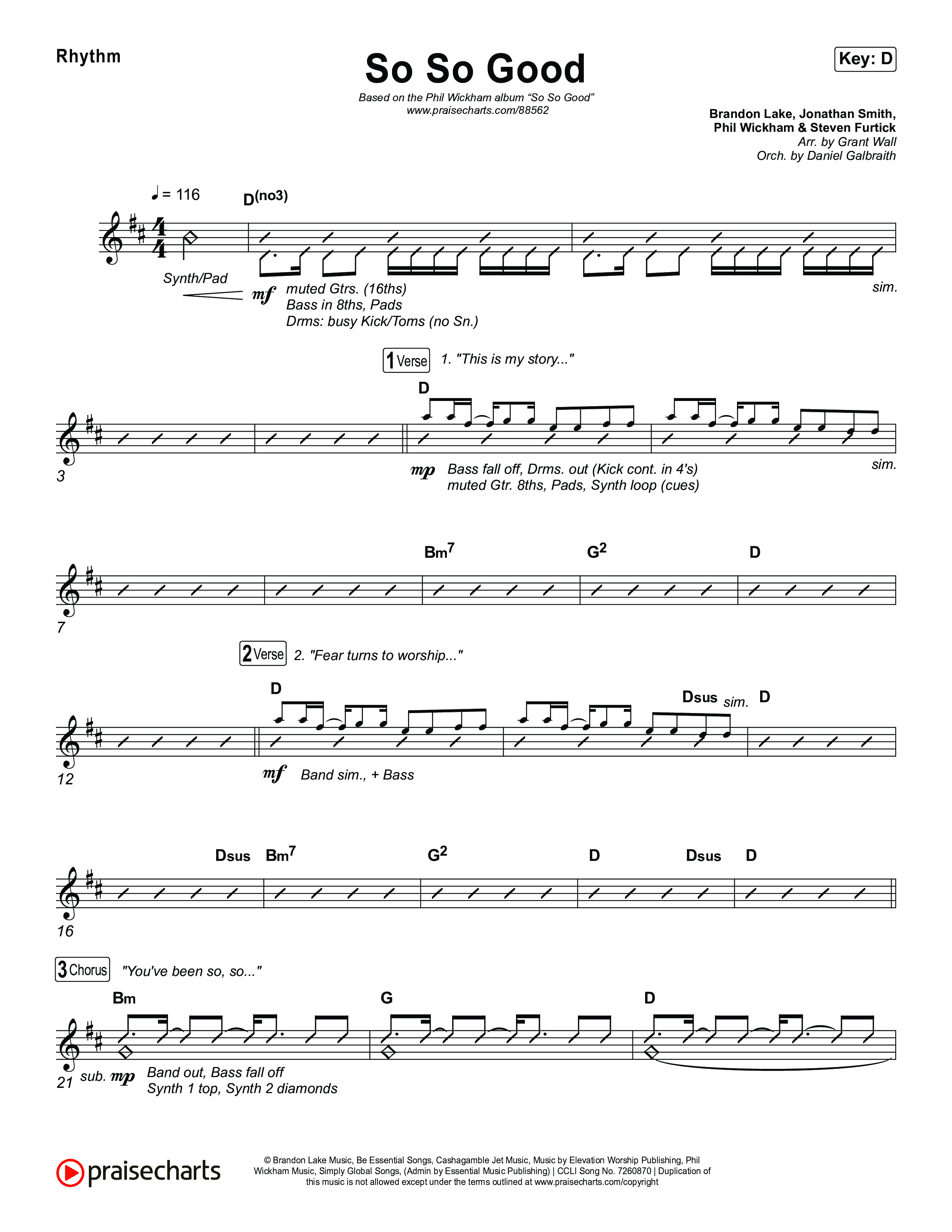 So So Good Rhythm Pack (Phil Wickham)