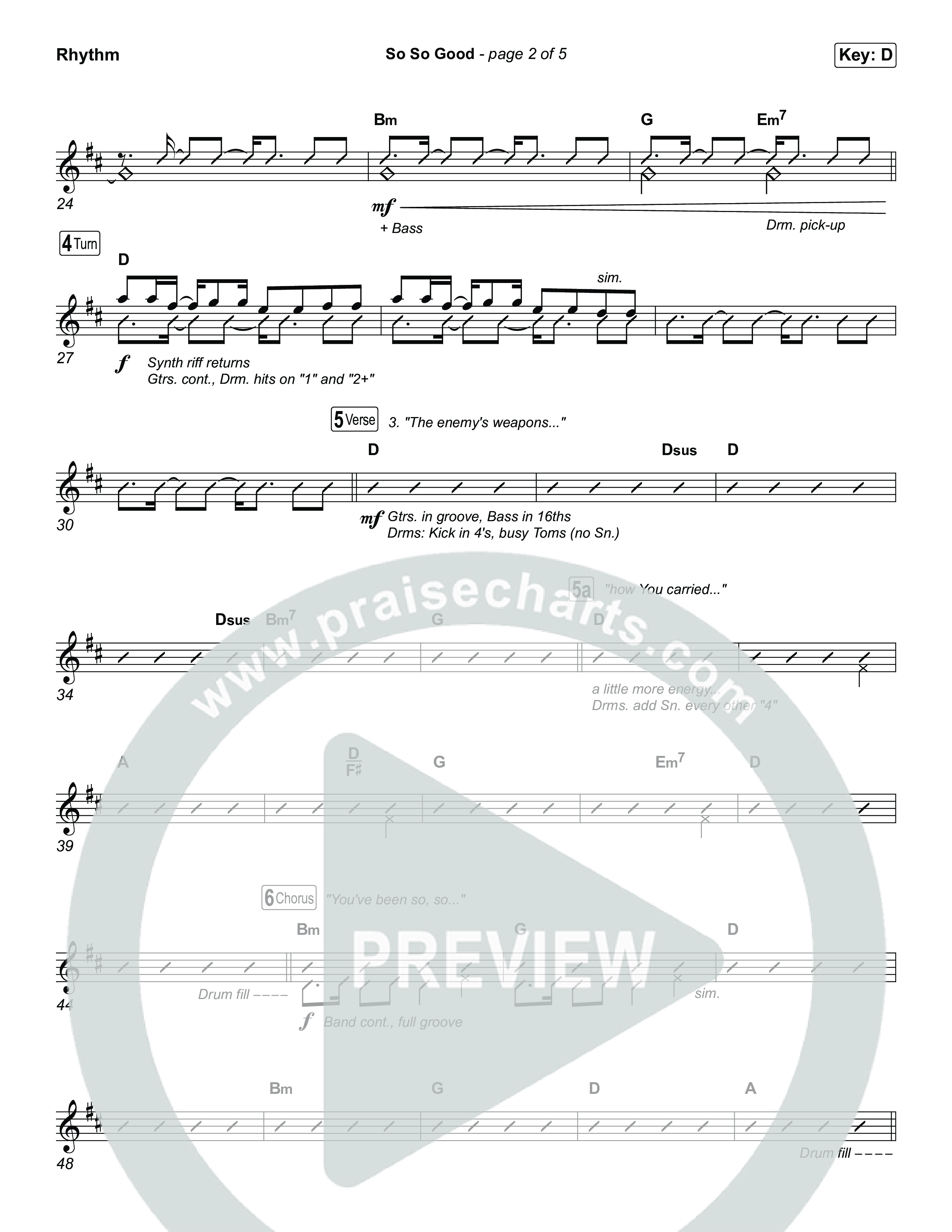 So So Good Rhythm Pack (Phil Wickham)