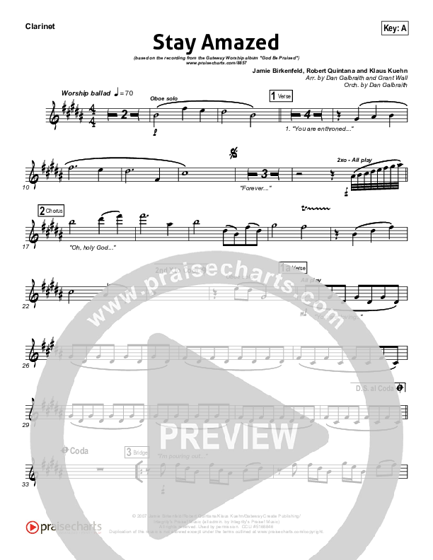 Stay Amazed Wind Pack (Gateway Worship)